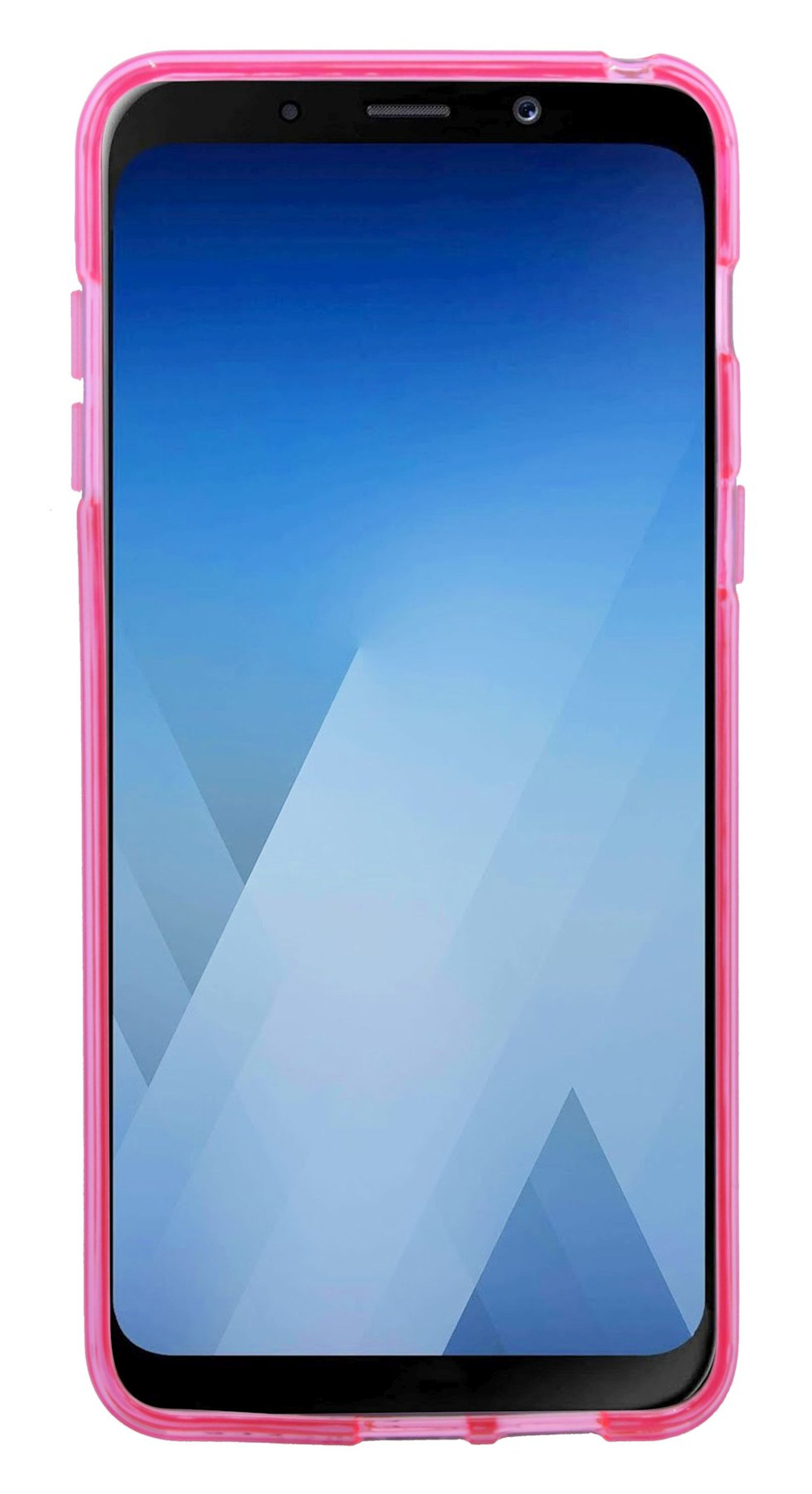 COFI S-Line Rosa A8 Plus 2018, Galaxy Samsung, Bumper, Cover