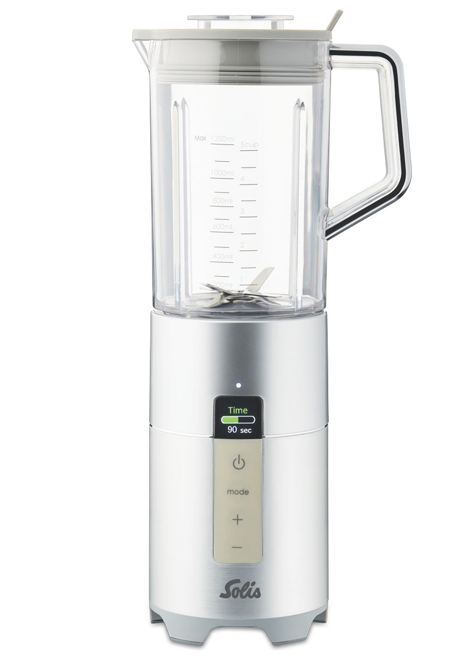 SOLIS OF SWITZERLAND Perfect Silber 0.6 Slim Liter) Pro (1000 Blender Elektro-Mixer Watt, 8327