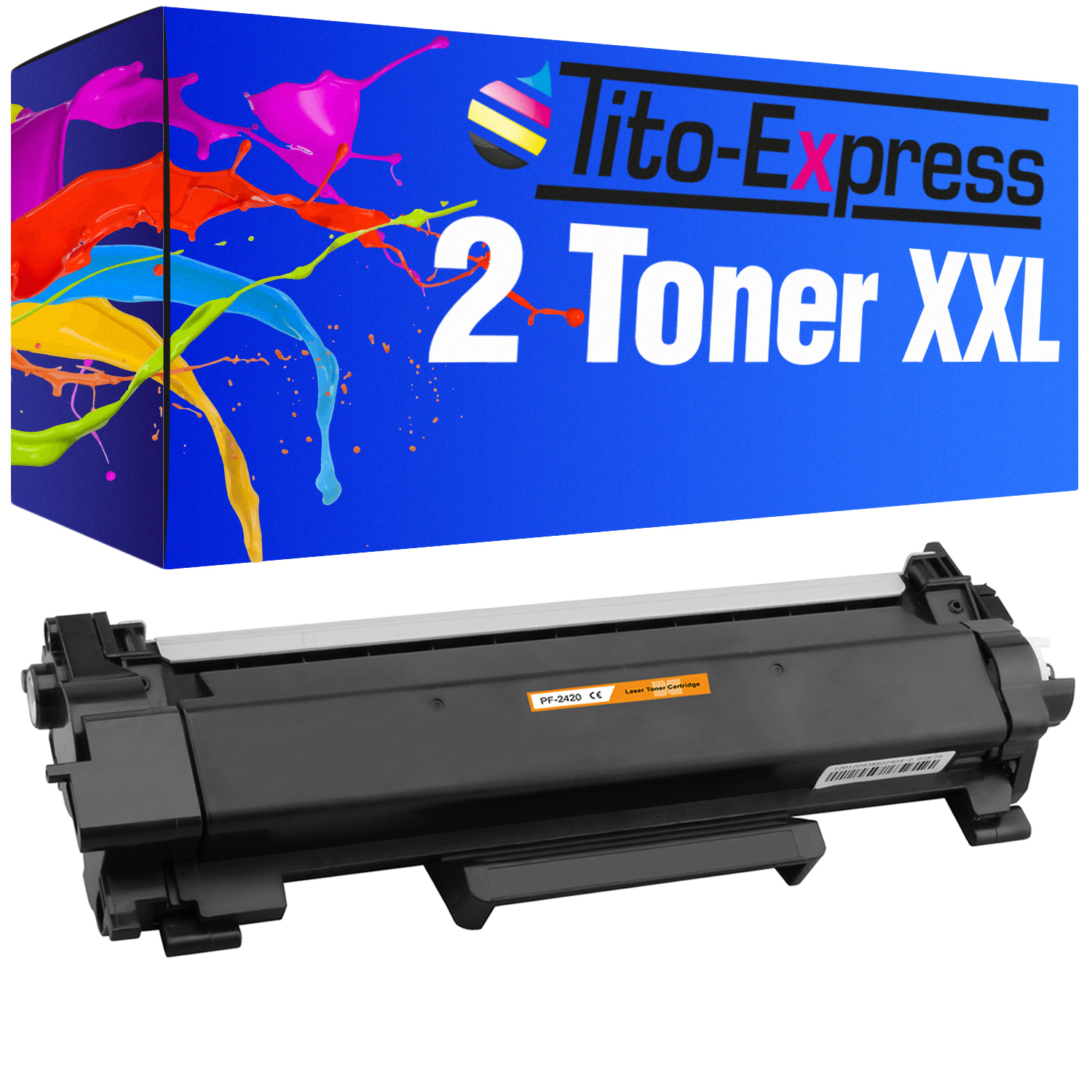 Toner ersetzt black Toner 2 Brother TITO-EXPRESS (TN-2420) TN-2420 PLATINUMSERIE
