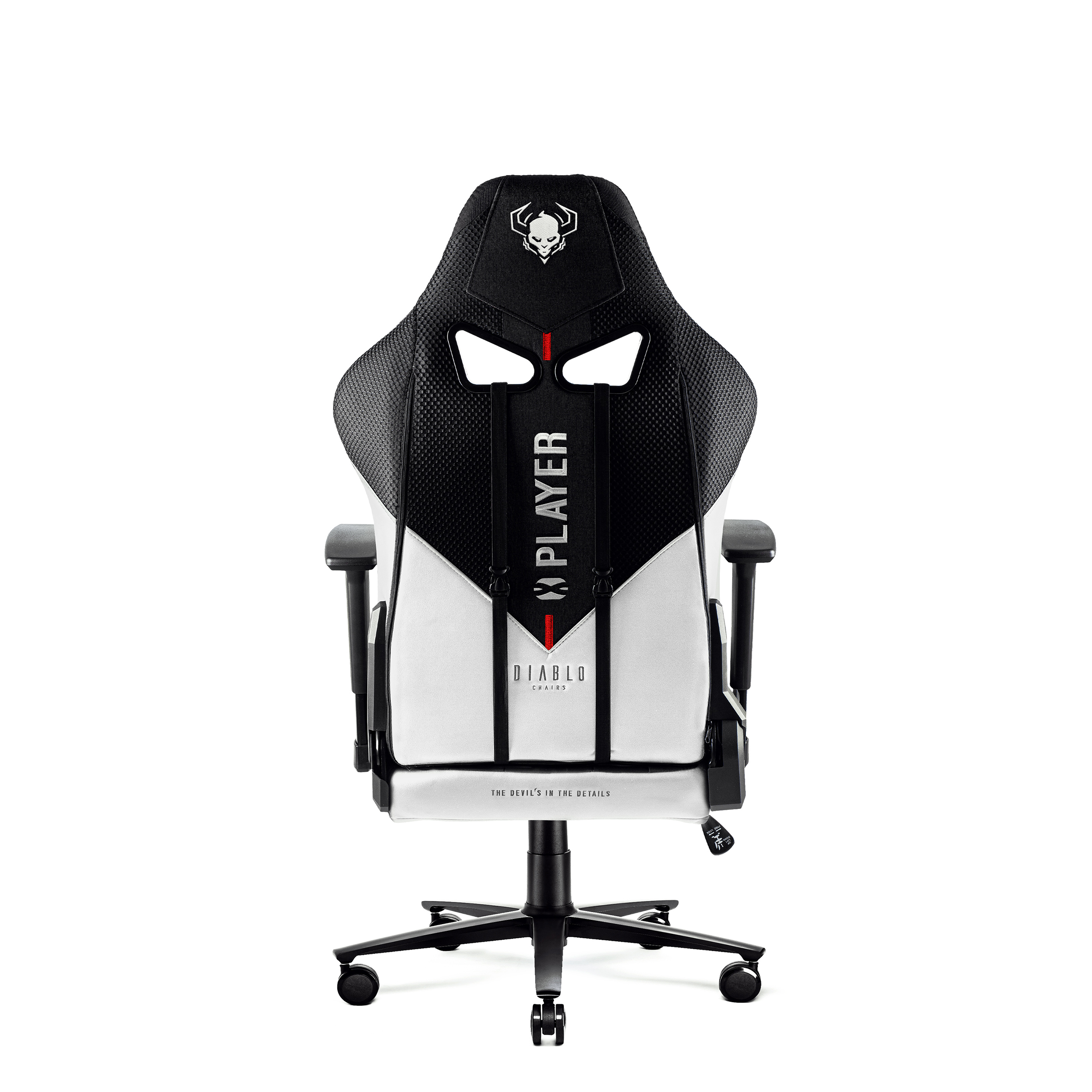 2.0 GAMING Chair, CHAIRS DIABLO black/white KIDS Gaming STUHL X-PLAYER