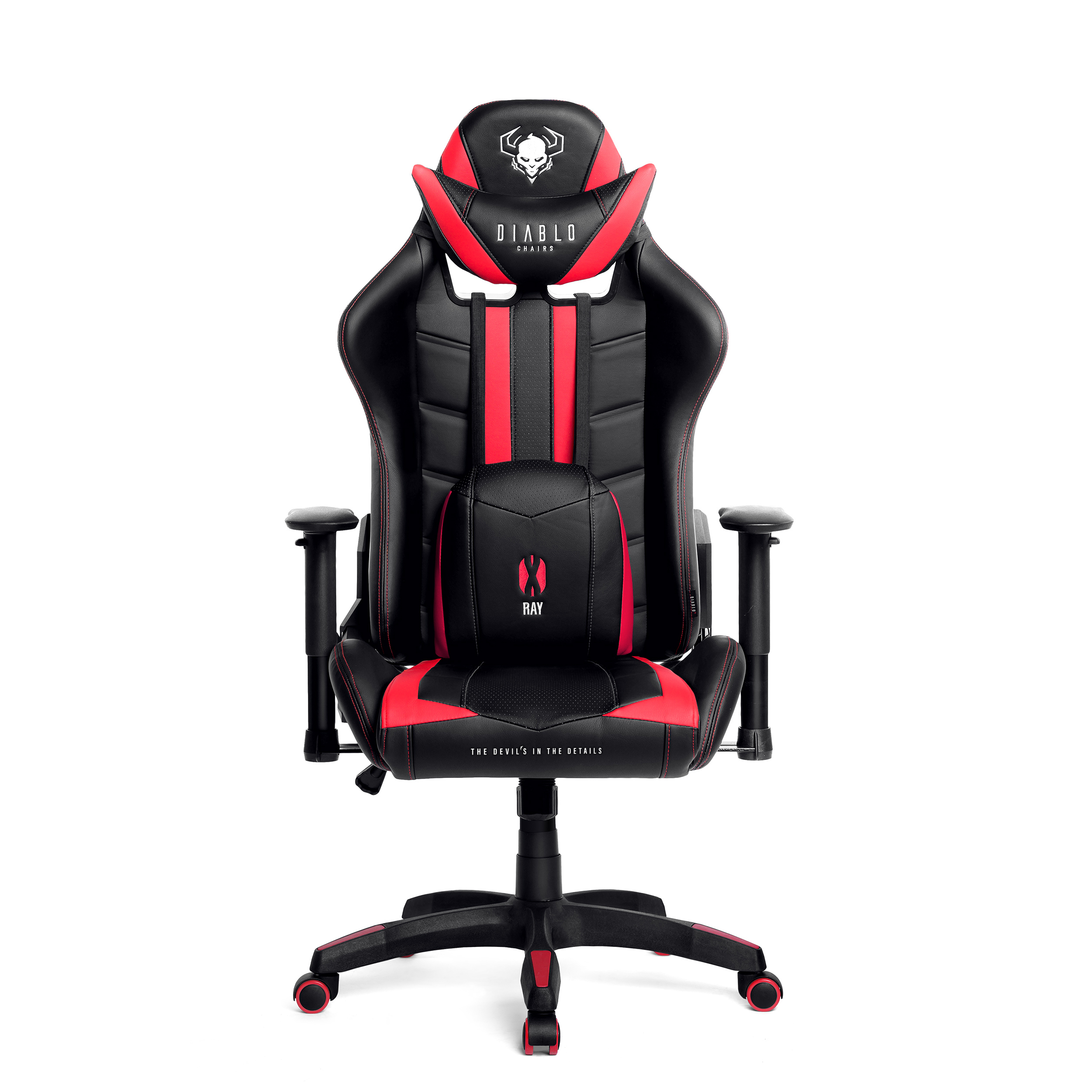 DIABLO NORMAL STUHL CHAIRS black/red Gaming GAMING Chair, X-RAY