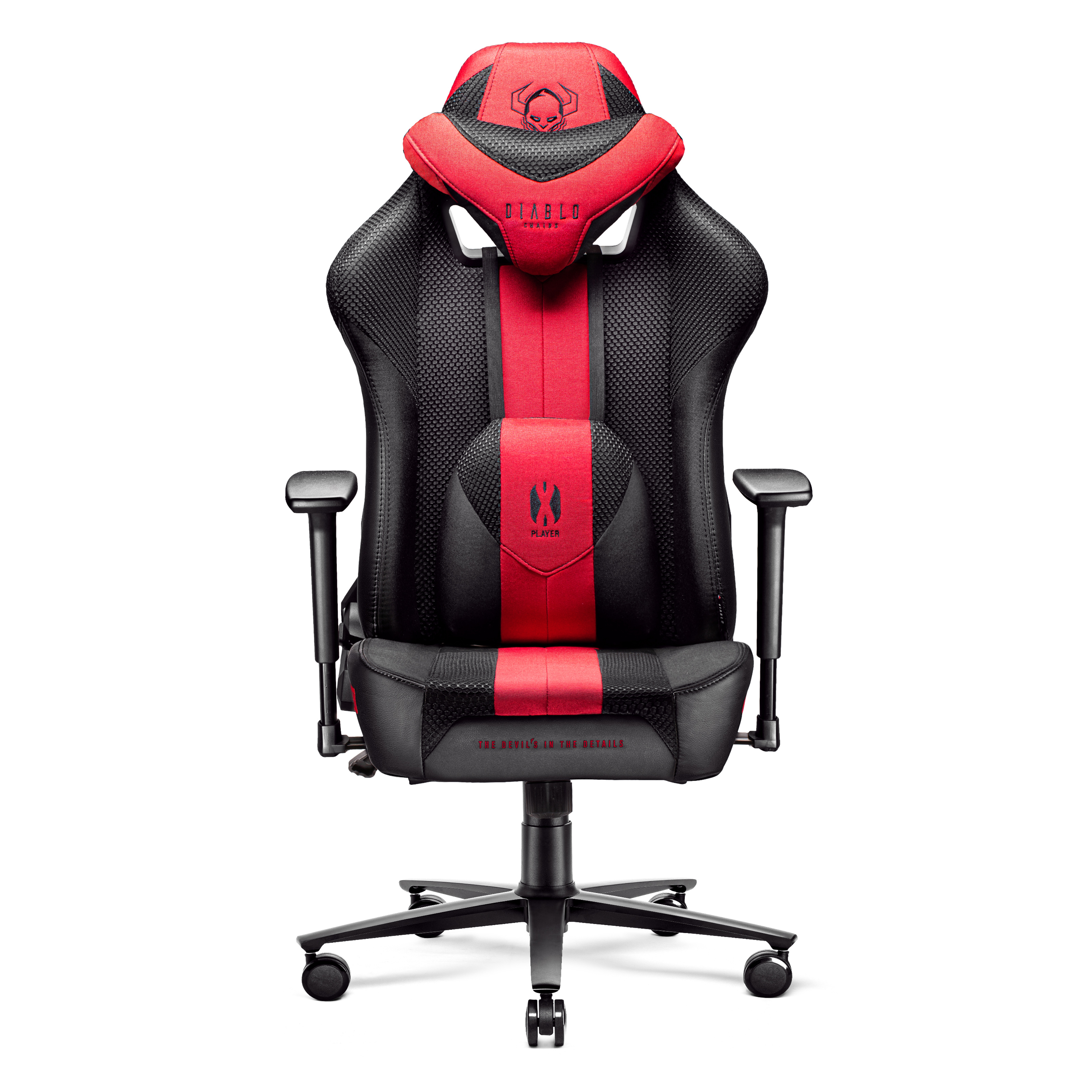 2.0 STUHL DIABLO GAMING CHAIRS Gaming Chair, black/red X-PLAYER KING