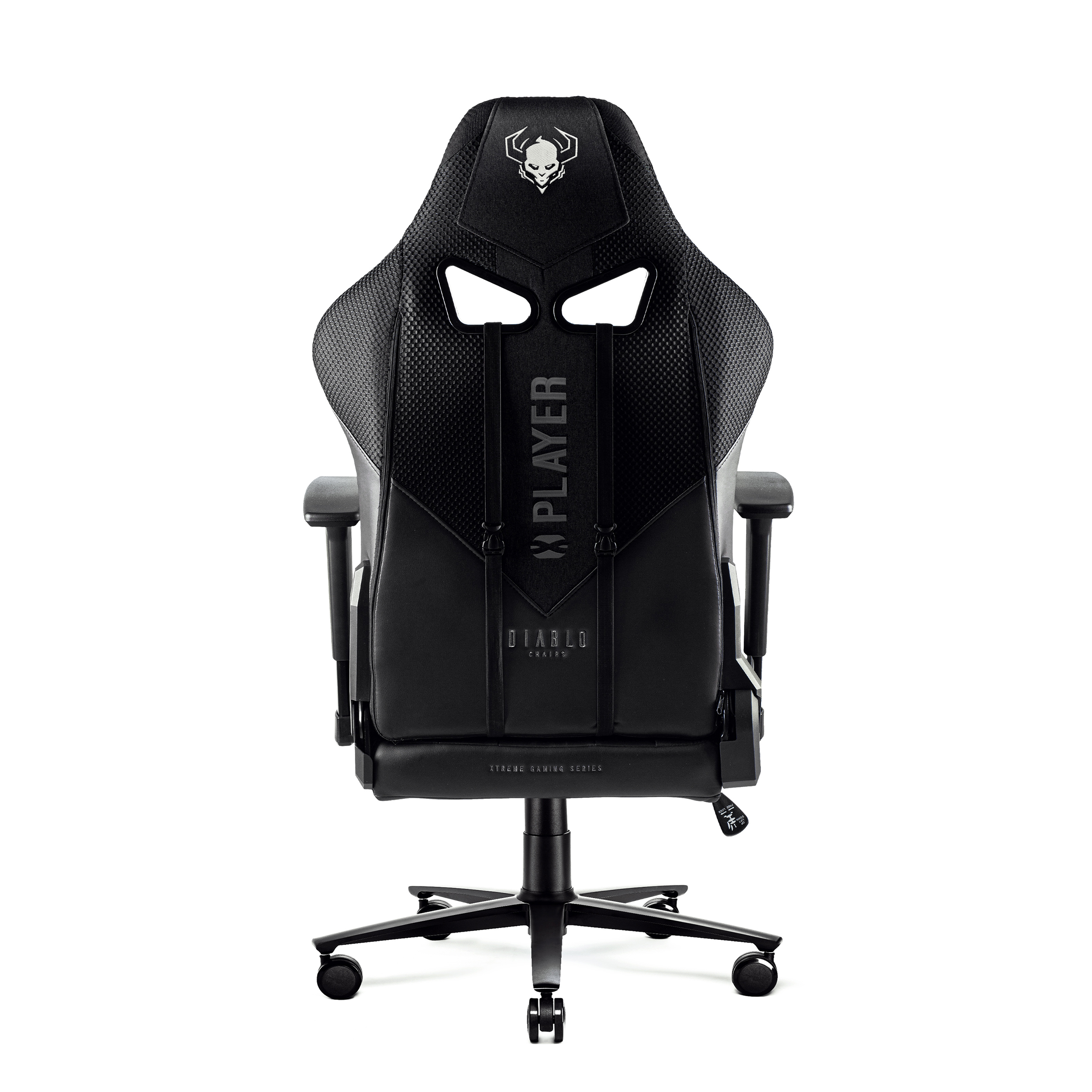 black Gaming CHAIRS DIABLO X-PLAYER NORMAL STUHL GAMING Chair, 2.0