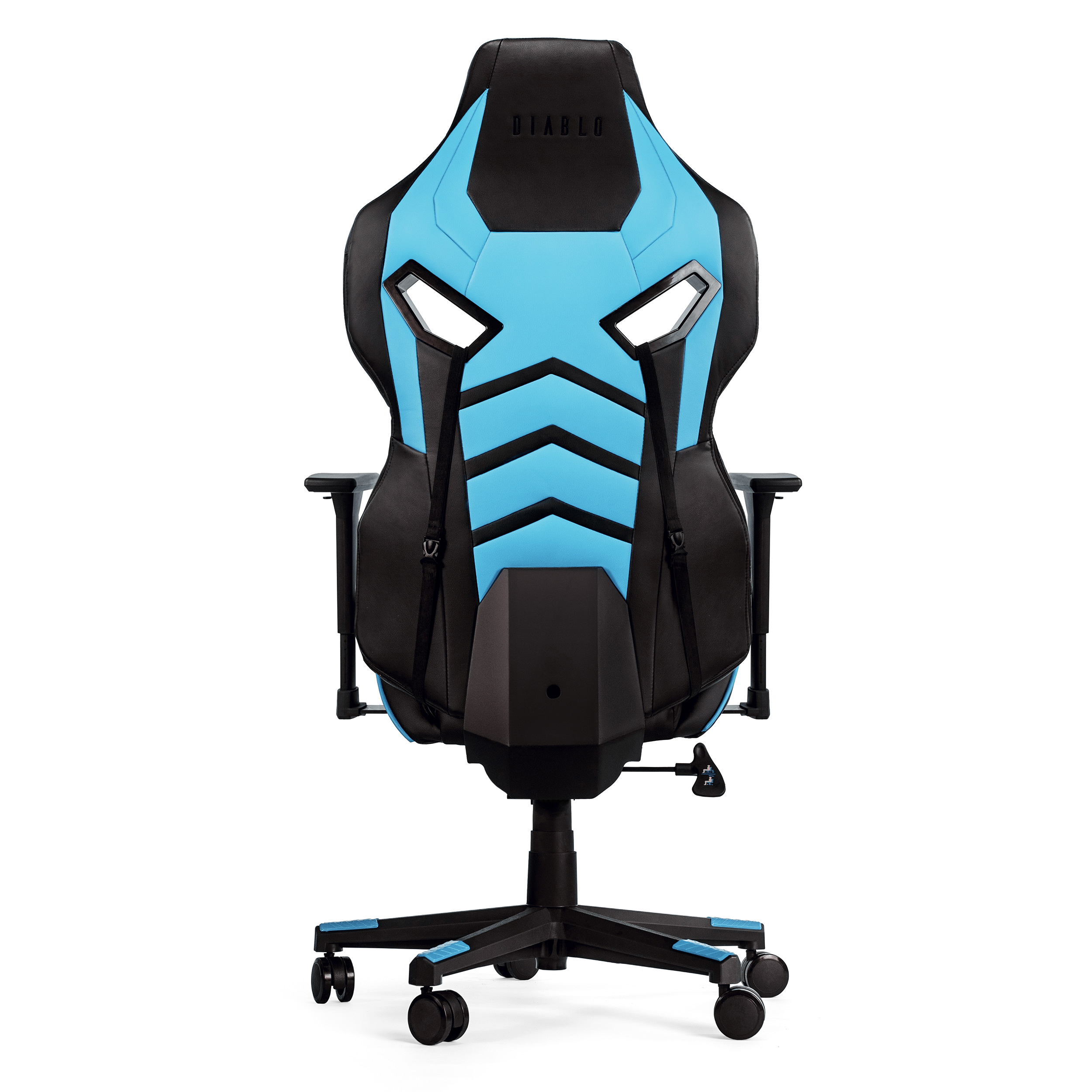 DIABLO CHAIRS Chair, GAMING STUHL NORMAL Gaming X-FIGHTER black/blue