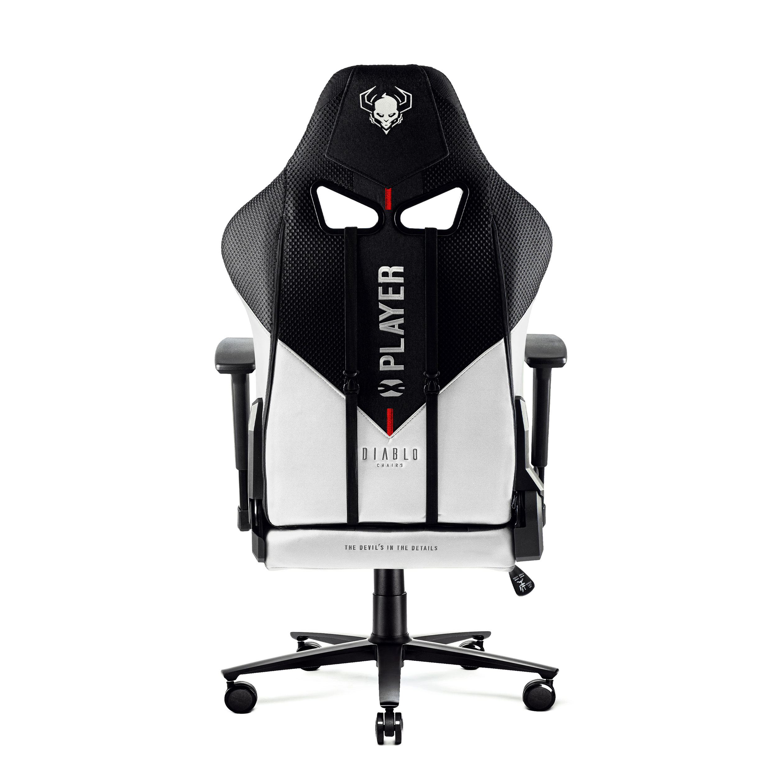X-PLAYER GAMING STUHL 2.0 black/white Gaming Chair, NORMAL CHAIRS DIABLO