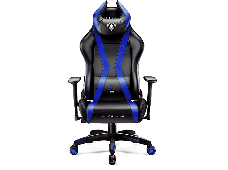 DIABLO CHAIRS GAMING STUHL X-HORN 2.0 NORMAL Gaming Chair, black/blue
