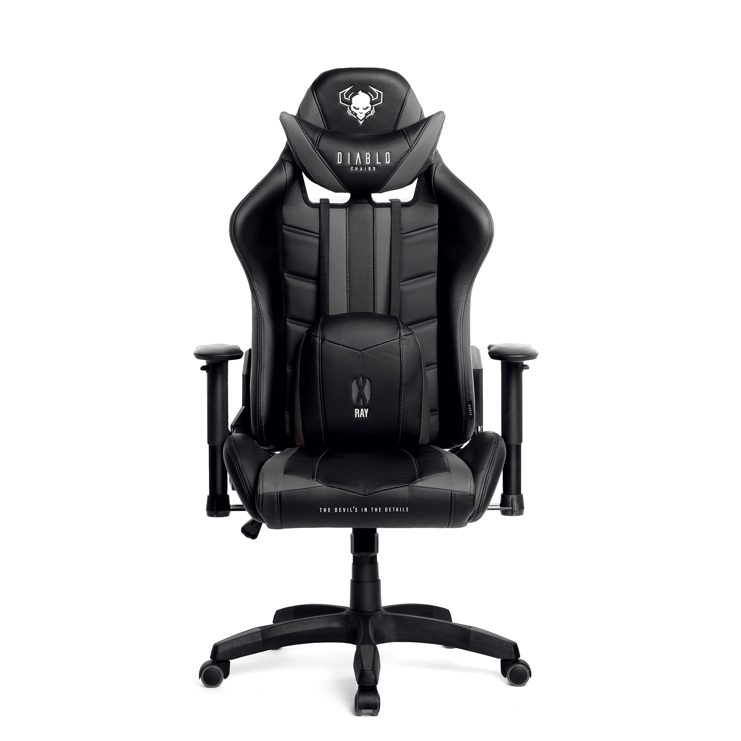 DIABLO CHAIRS GAMING X-RAY black/grey Gaming Chair, STUHL NORMAL