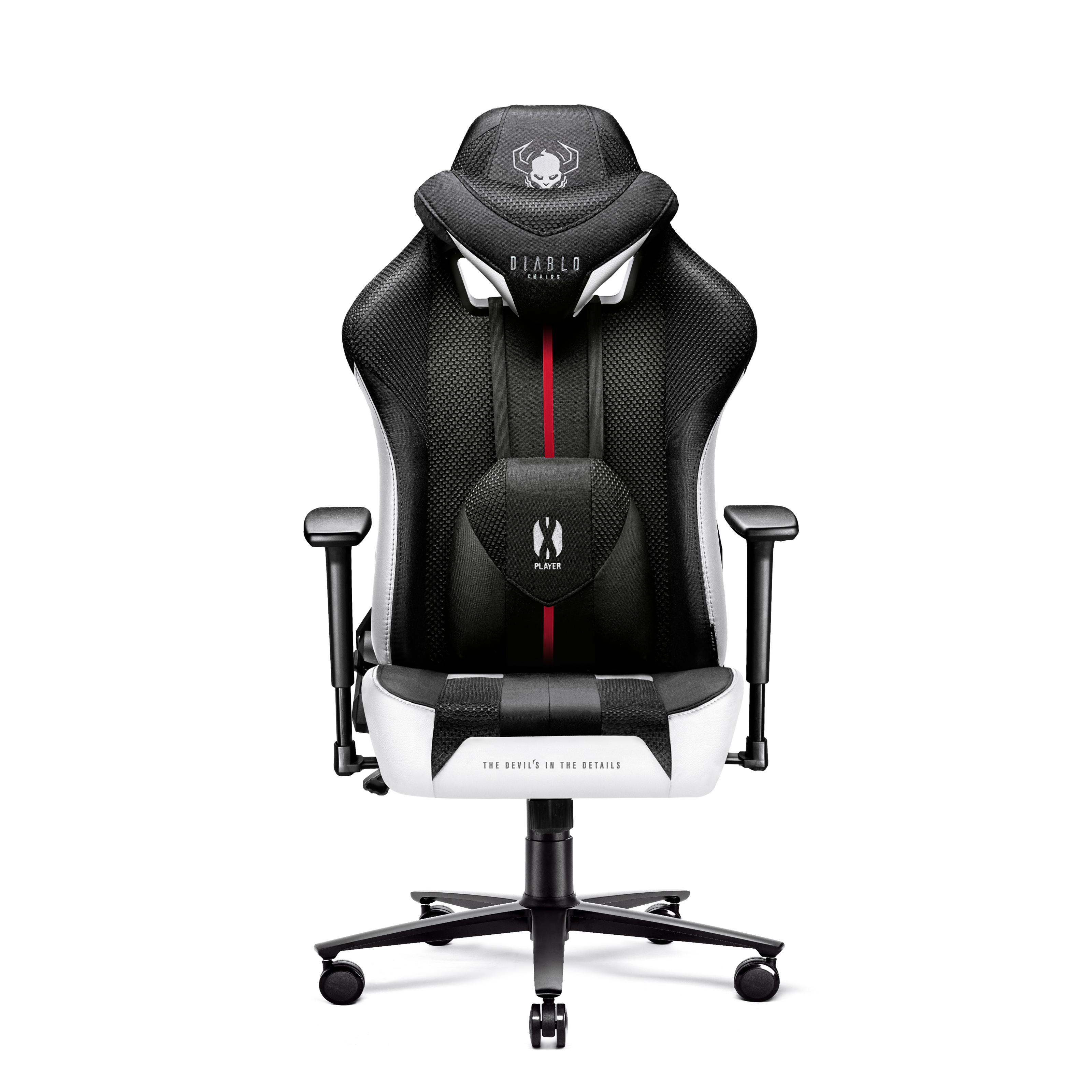 DIABLO Gaming NORMAL black/white 2.0 X-PLAYER CHAIRS STUHL Chair, GAMING