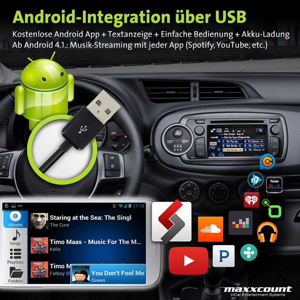 Android GROM USB Musik-Adapter MST4