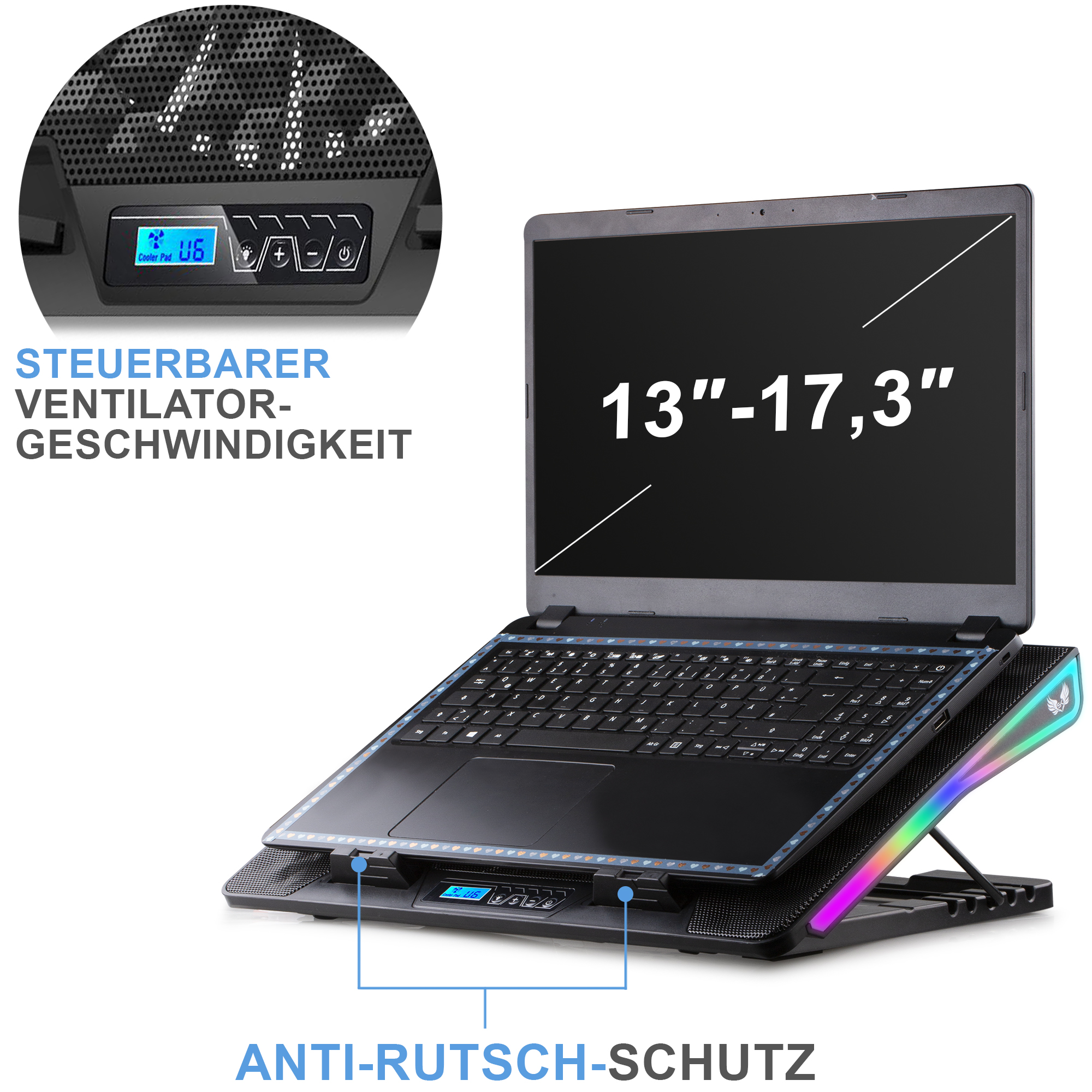 SKGAMES Notebook Laptop Kühler Ständer SK-R720, Notebook Kühler