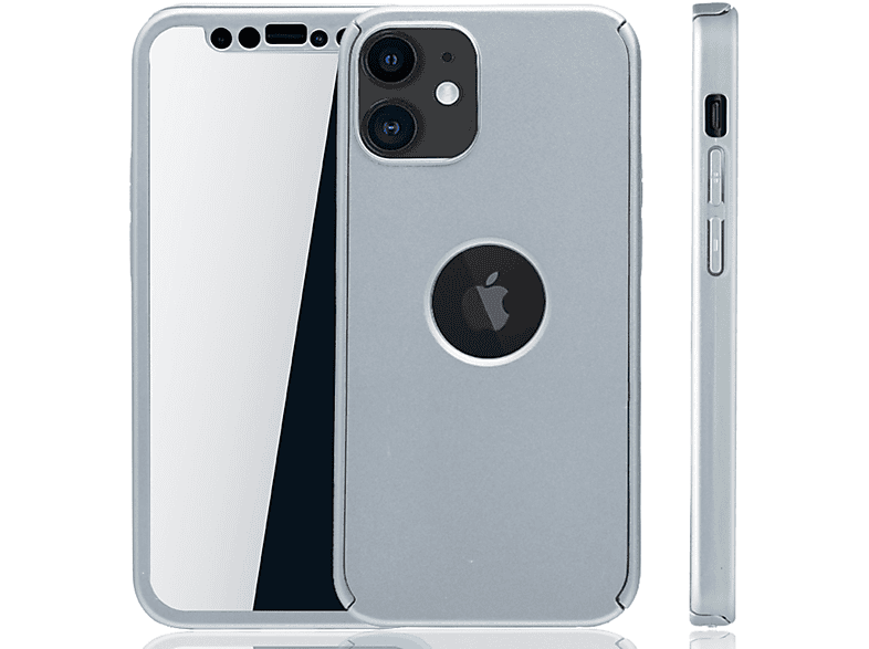 DESIGN Schutzhülle, Silber Mini, 12 KÖNIG Apple, iPhone Full Cover,