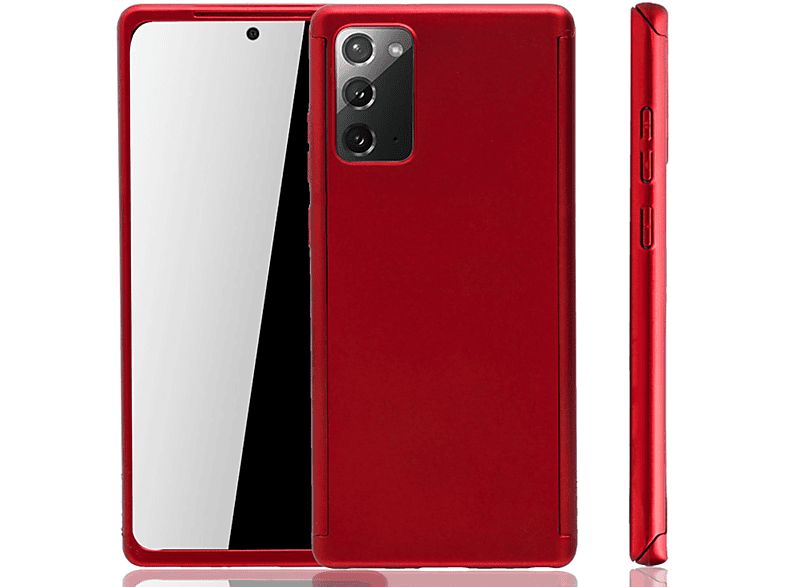 KÖNIG DESIGN Schutzhülle, Full Cover, Samsung, Galaxy Note 20, Rot