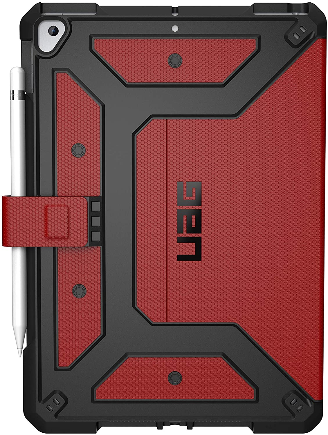 URBAN ARMOR GEAR Metropolis Tablethülle Polyurethane, von umhüllt Bookcover Polycarbonat Apple / für Rot Schwarz