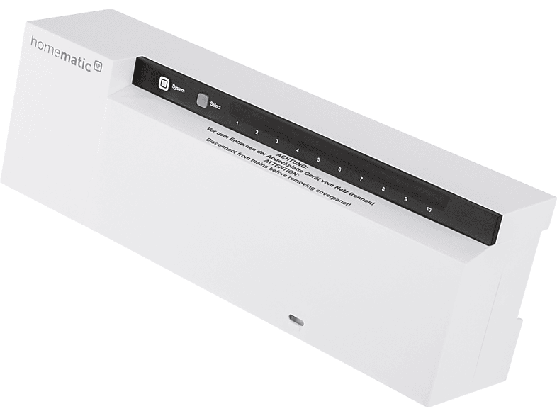 HOMEMATIC IP HmIP-FAL230-C10 230V, 10fach, Fußbodenheizungsaktor Weiß 