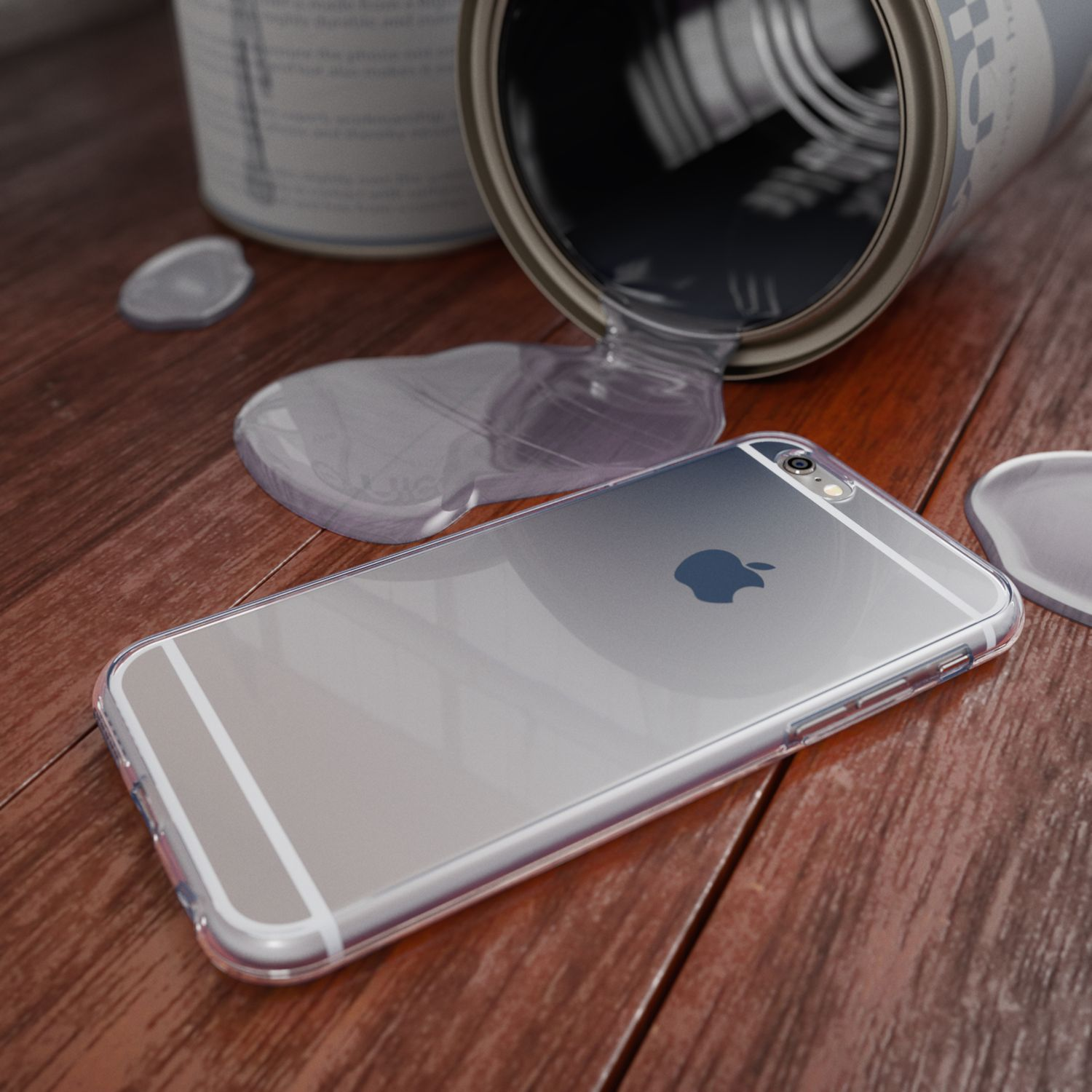 NALIA Klare Silikon Hülle, 6 Transparent 6s, Backcover, iPhone iPhone Grad 360 Apple