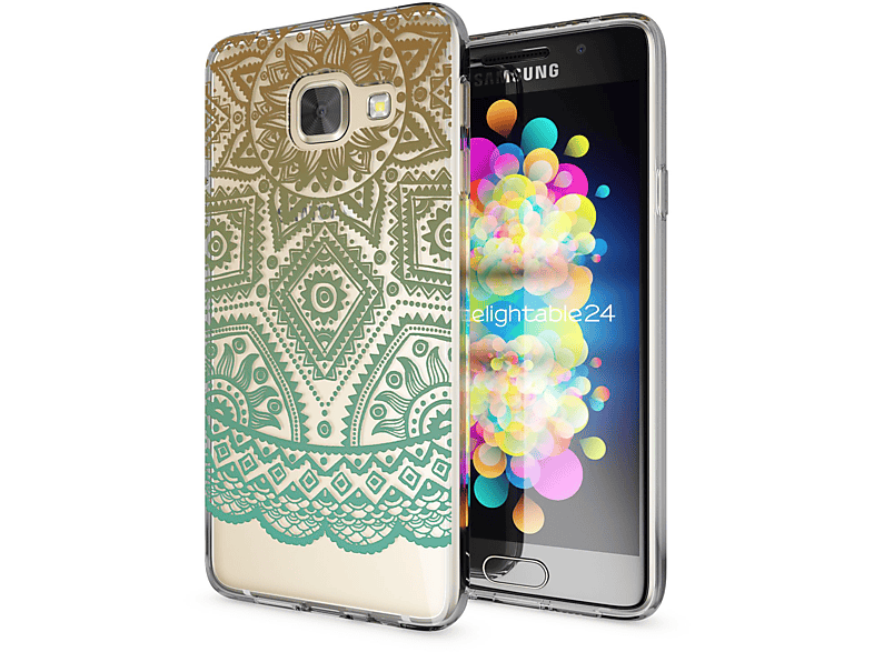 Samsung, (2017), Mehrfarbig NALIA Galaxy A3 Backcover, Hülle,
