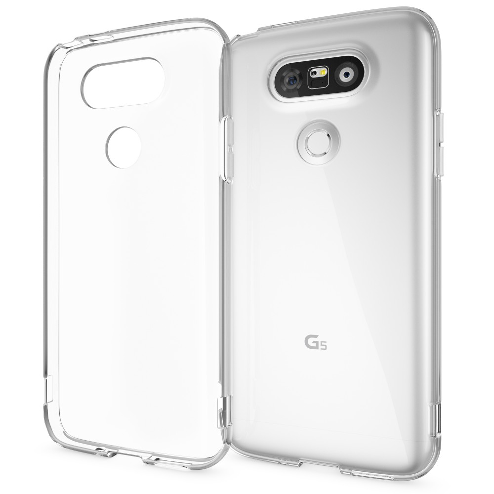LG, Backcover, Silikon Transparent Hülle, Klar G5, Transparente NALIA