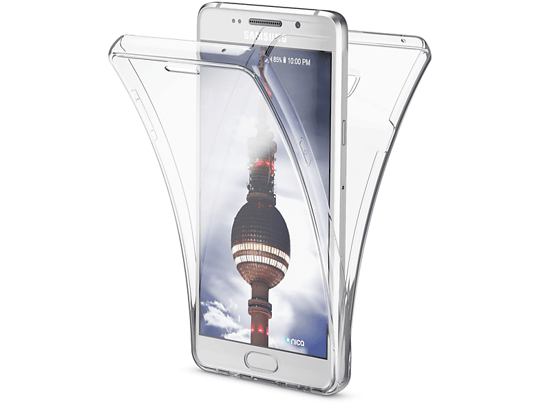 NALIA Klare 360 Grad Silikon Hülle, Backcover, Samsung, Galaxy A5 (2016), Transparent