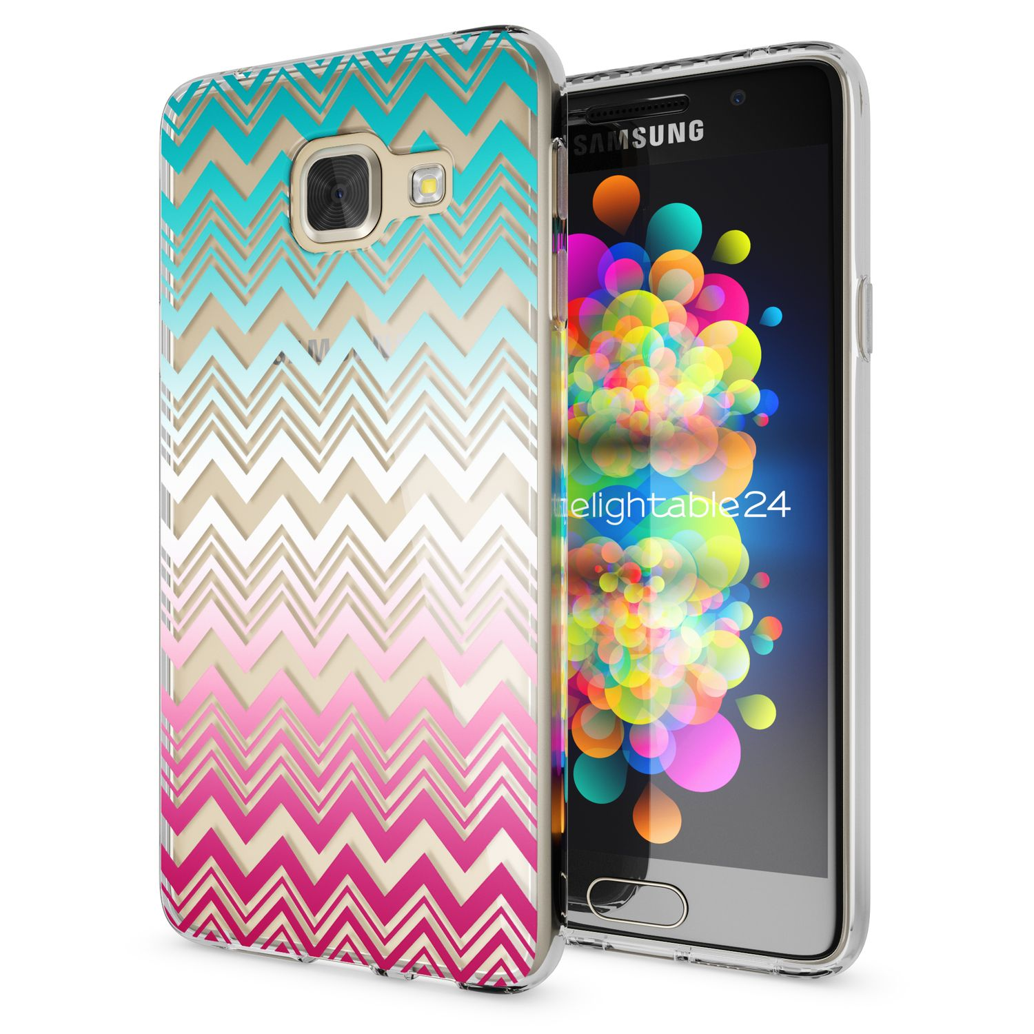 (2017), Hülle, Galaxy Samsung, NALIA Backcover, Mehrfarbig A3