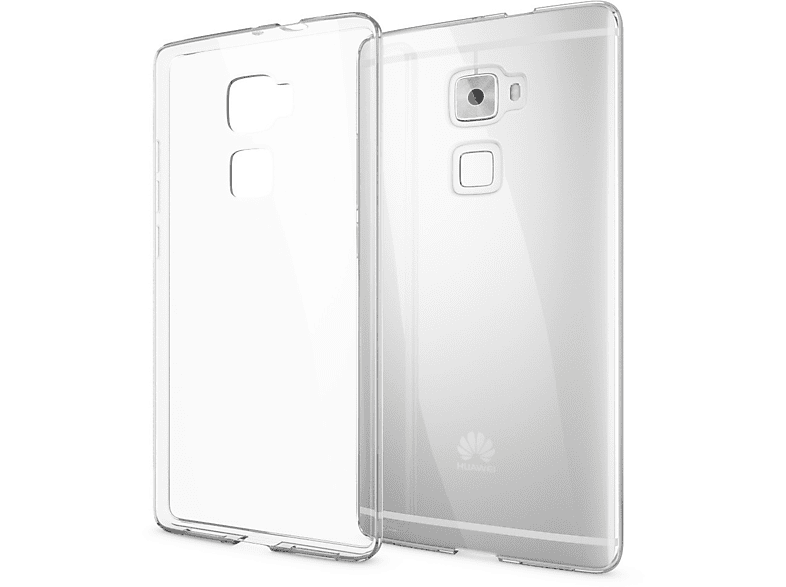 Backcover, Mate NALIA S, Huawei, Transparente Hülle, Transparent Silikon Klar