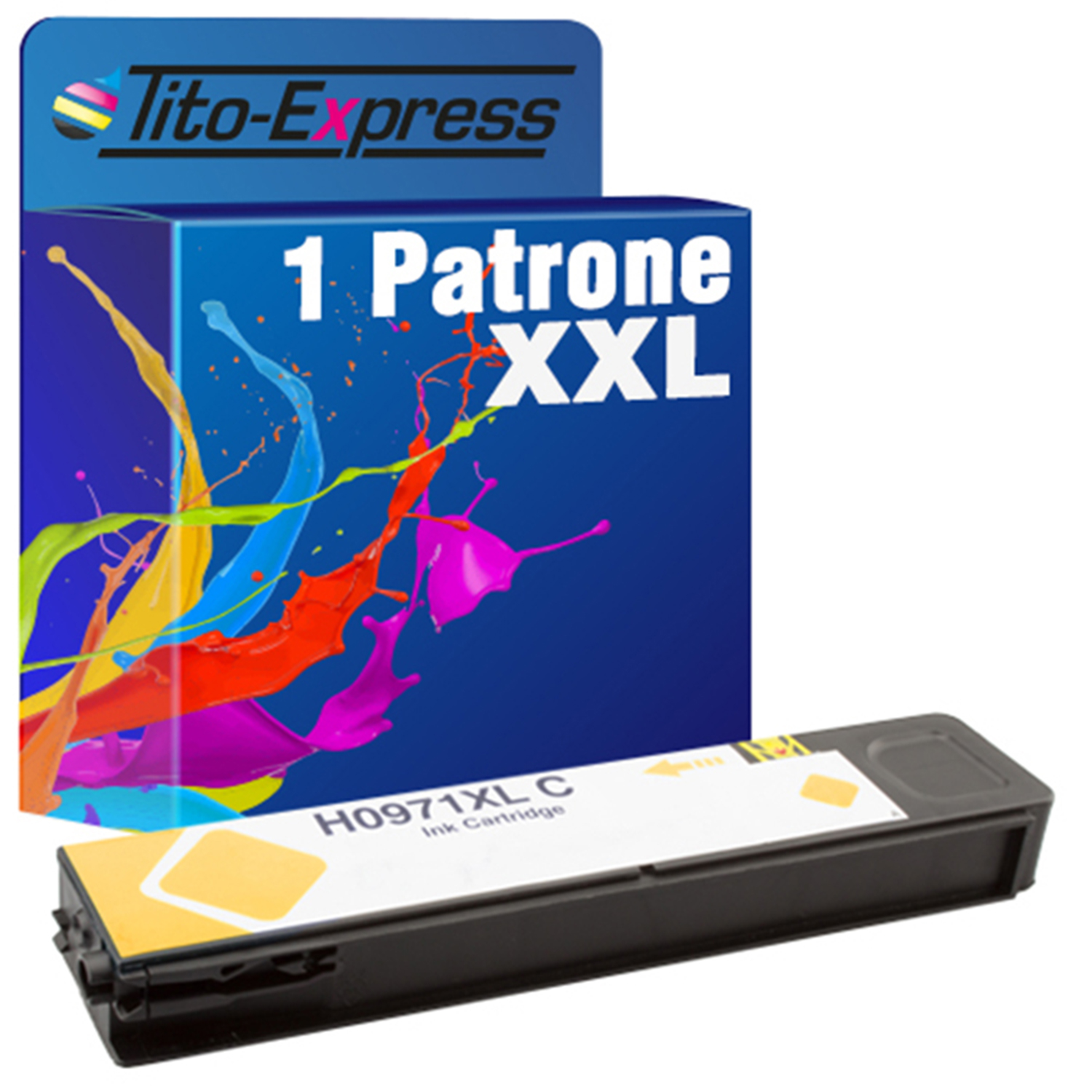 Patrone Tintenpatrone ersetzt HP 1 yellow 971XL PLATINUMSERIE (CN628AE) TITO-EXPRESS