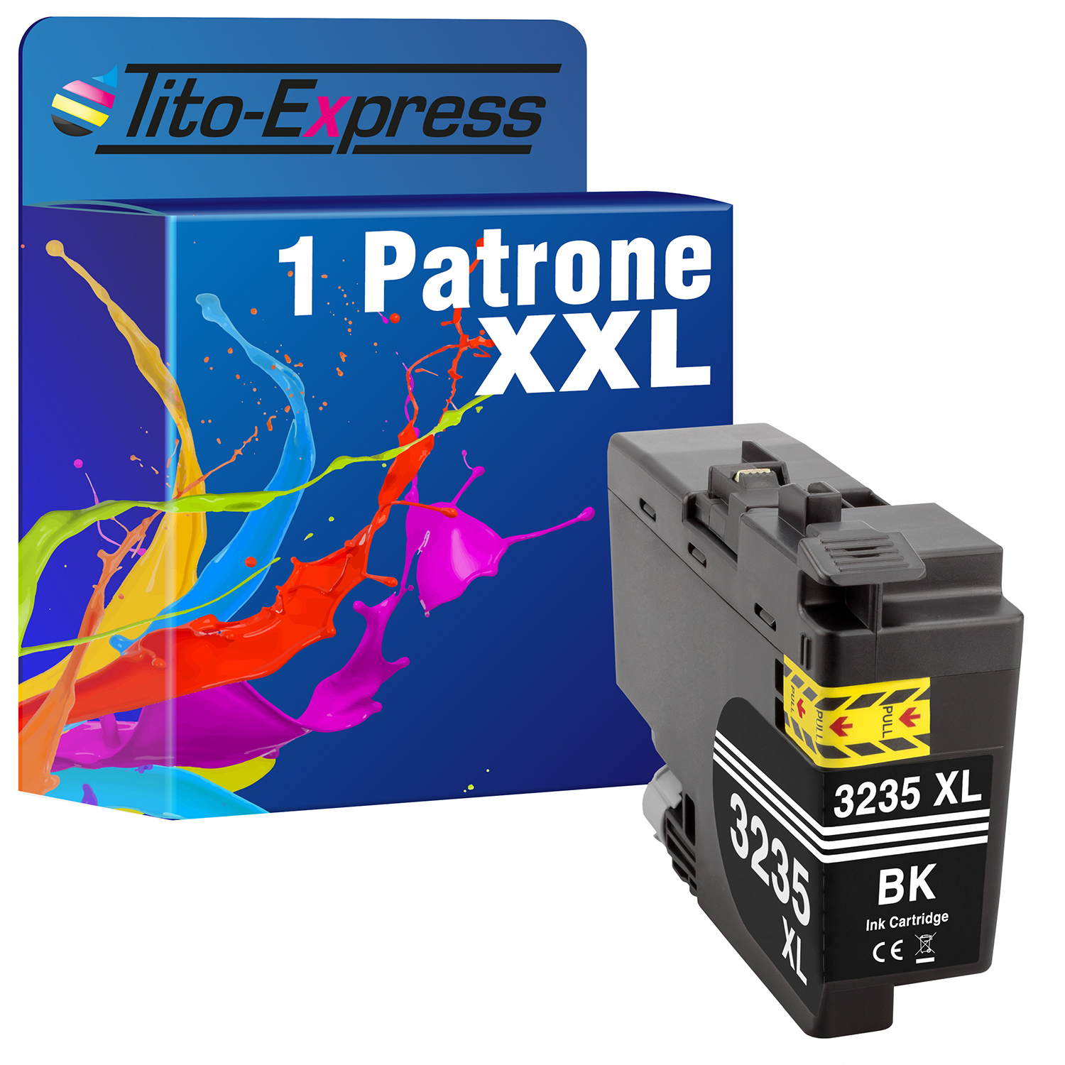 Brother Patrone 1 Tintenpatrone TITO-EXPRESS LC-3235 PLATINUMSERIE (LC3235) black ersetzt