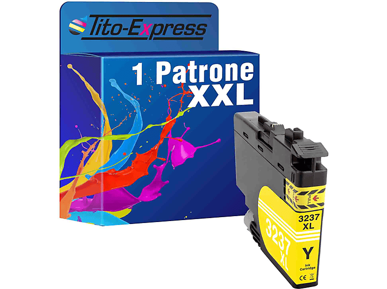 TITO-EXPRESS PLATINUMSERIE 1 Patrone Brother LC-3237 ersetzt Tintenpatrone (LC3237) yellow