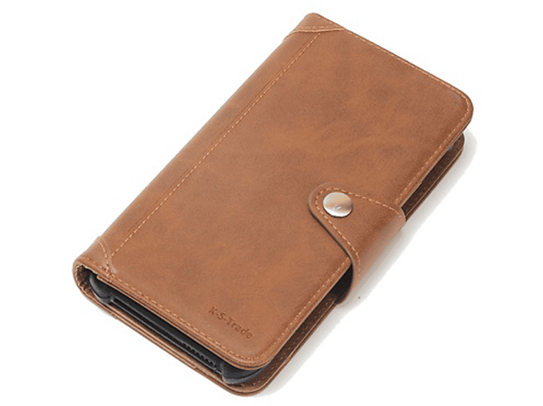 K-S-TRADE Schutzhülle, Bookcover, Oppo, A72 5G, Braun