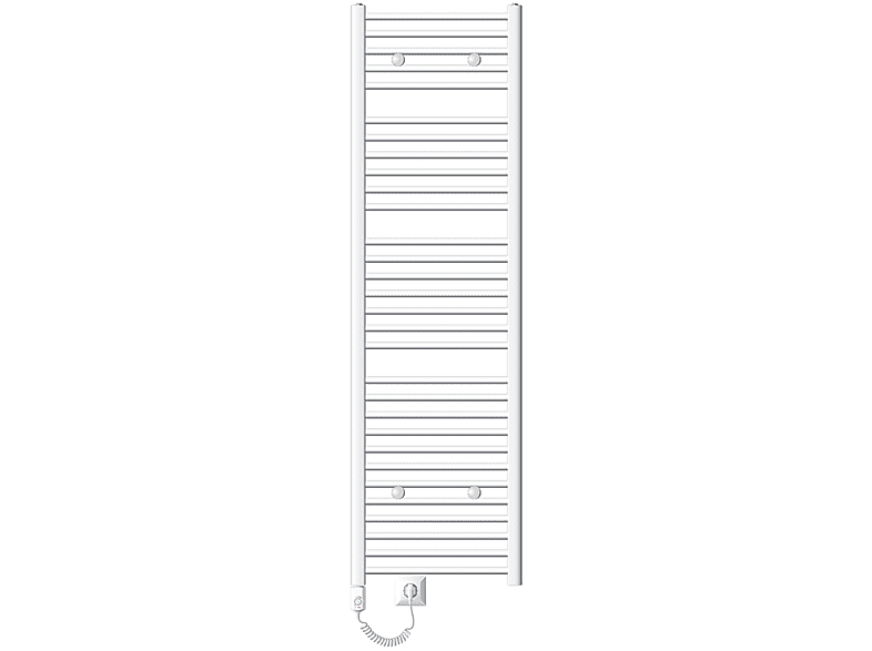 (1200 Elektrischer Badheizkörper Sahara + Radiator Thermostat Modell ECD-GERMANY Watt)
