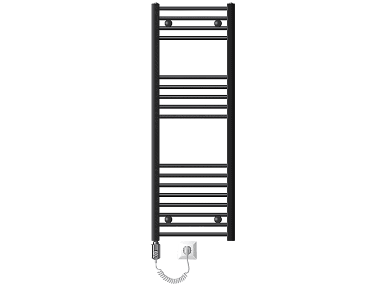 Watt) Elektrischer Modell Sahara (1200 Thermostat ECD-GERMANY Badheizkörper + Radiator