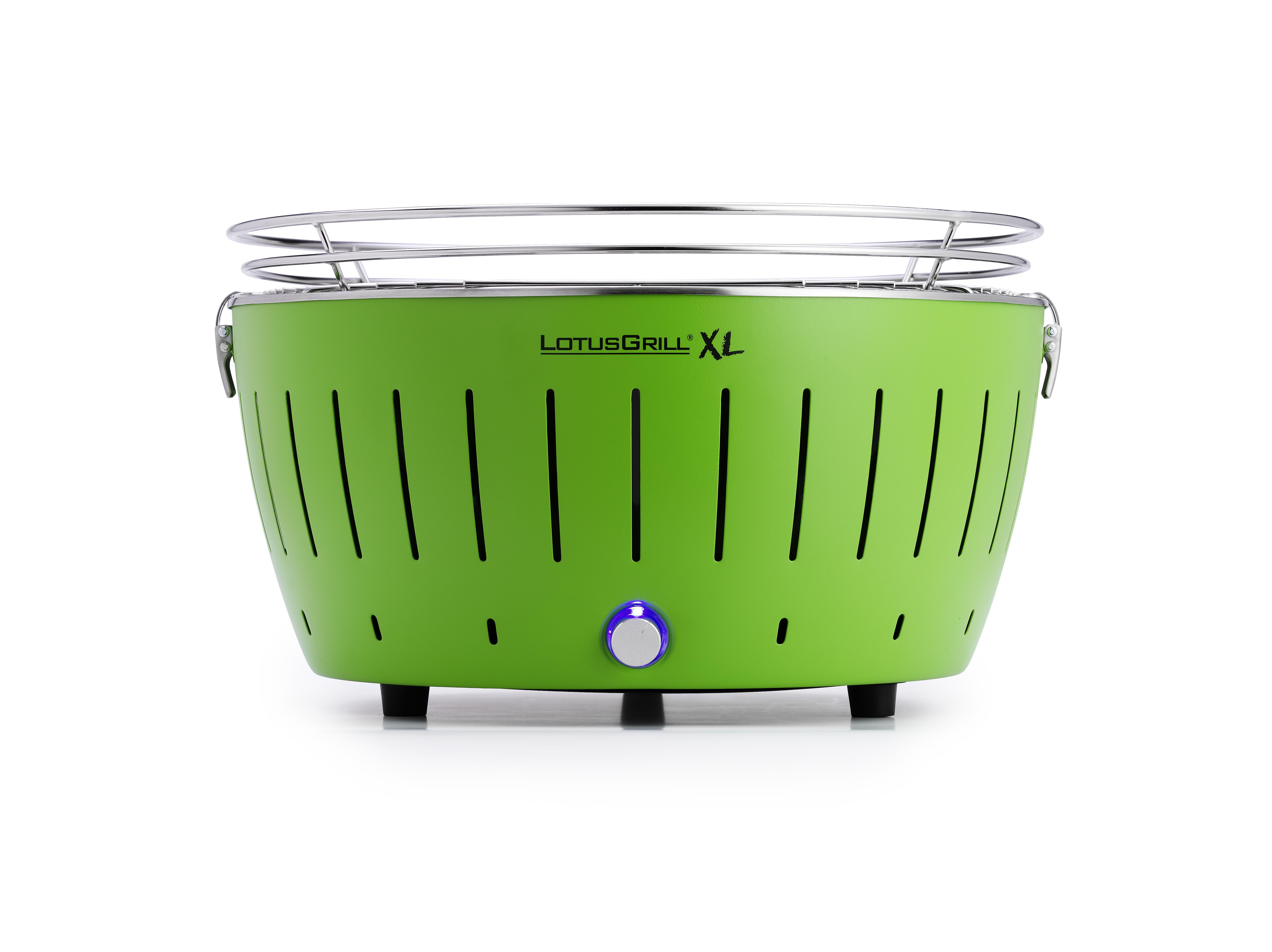 LOTUSGRILL Tischgrill Limettengrün XL Holzkohlegrill