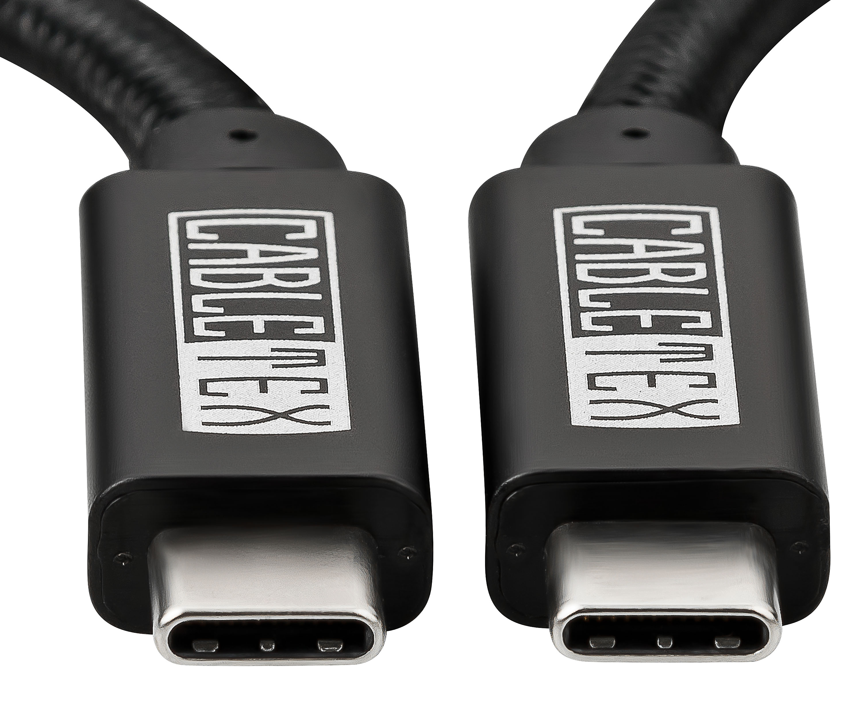 CABLETEX USB-C Kabel | | USB Schwarz 100W Ladekabel Kabel, Länge 3m