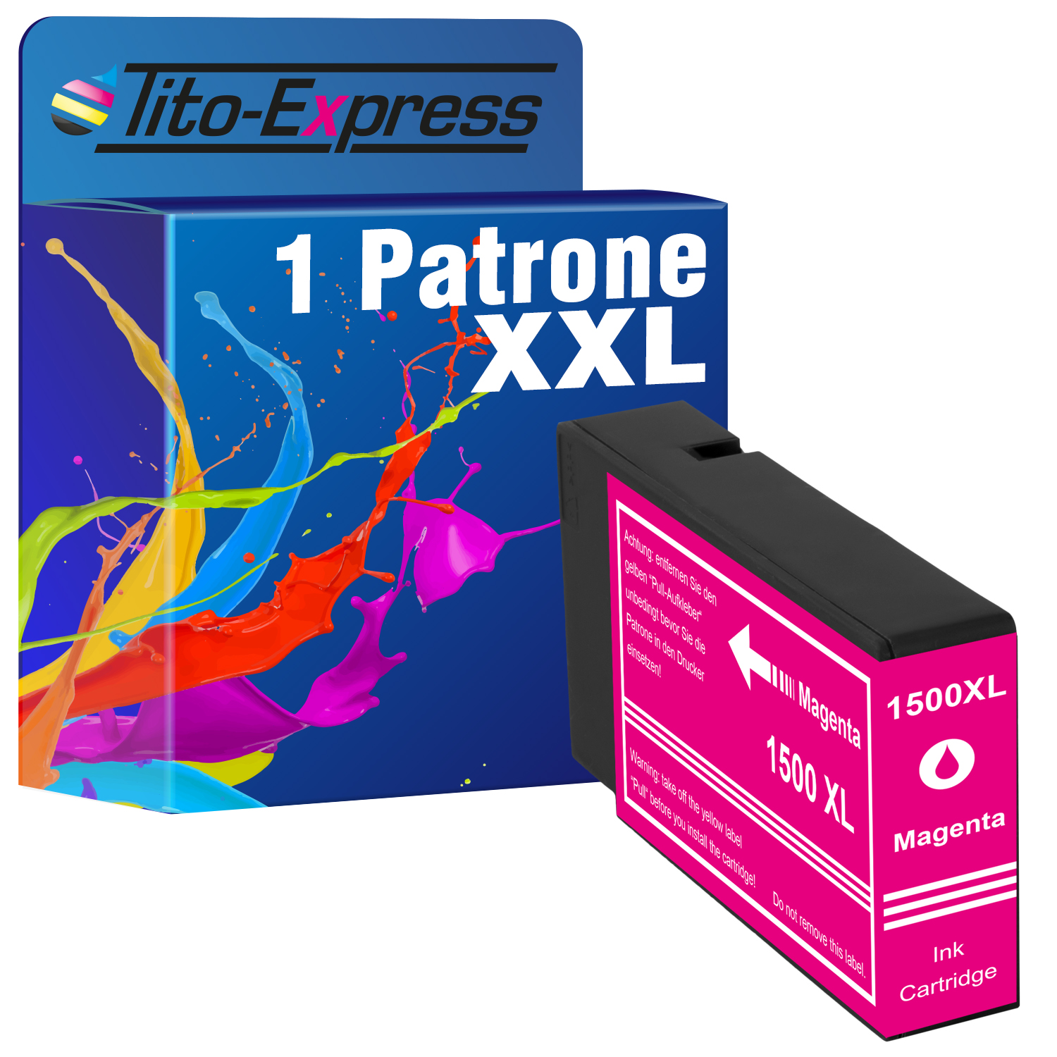 magenta TITO-EXPRESS PLATINUMSERIE PGI-1500 (9194B001) Tintenpatrone