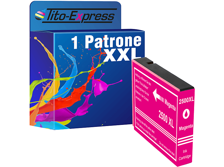 TITO-EXPRESS PGI-2500 PLATINUMSERIE (9266B001) 1 Tintenpatrone ersetzt magenta Patrone Canon