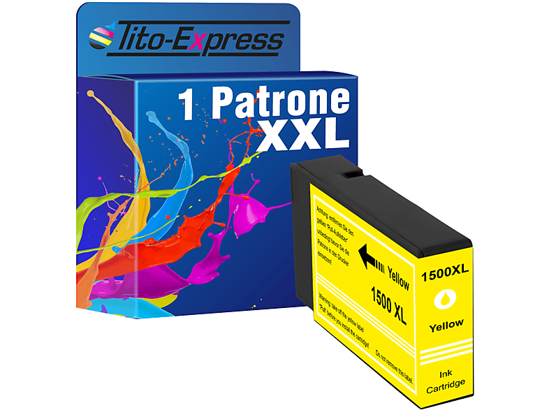 PLATINUMSERIE Tintenpatrone TITO-EXPRESS yellow (9195B001) PGI-1500
