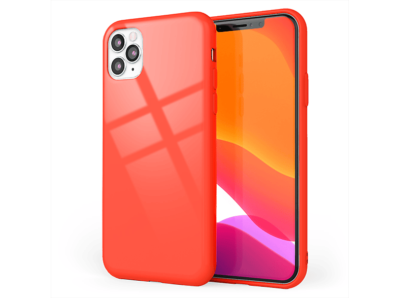 Apple, Pro NALIA Max, iPhone 11 Rot Backcover, Silikon Hülle,