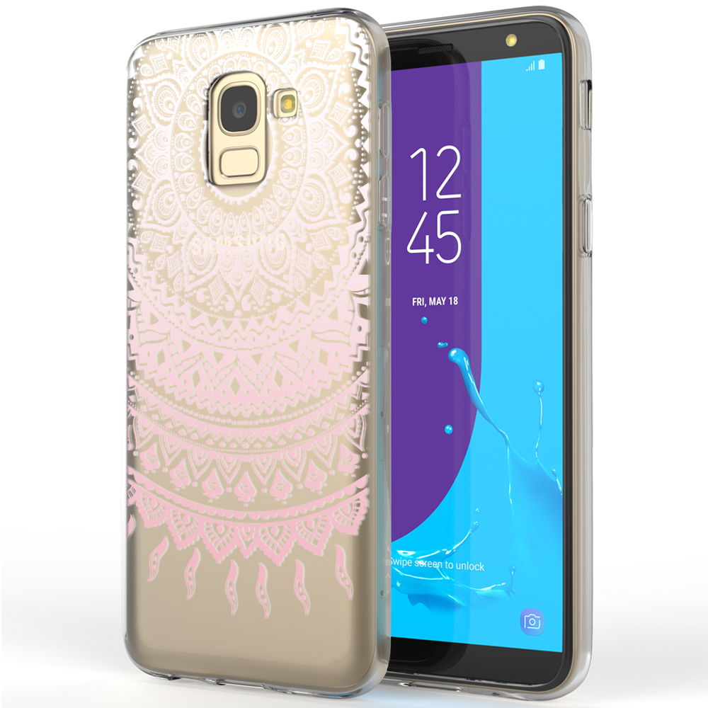 NALIA Motiv Samsung, Backcover, Silikon Mehrfarbig J6, Galaxy Hülle