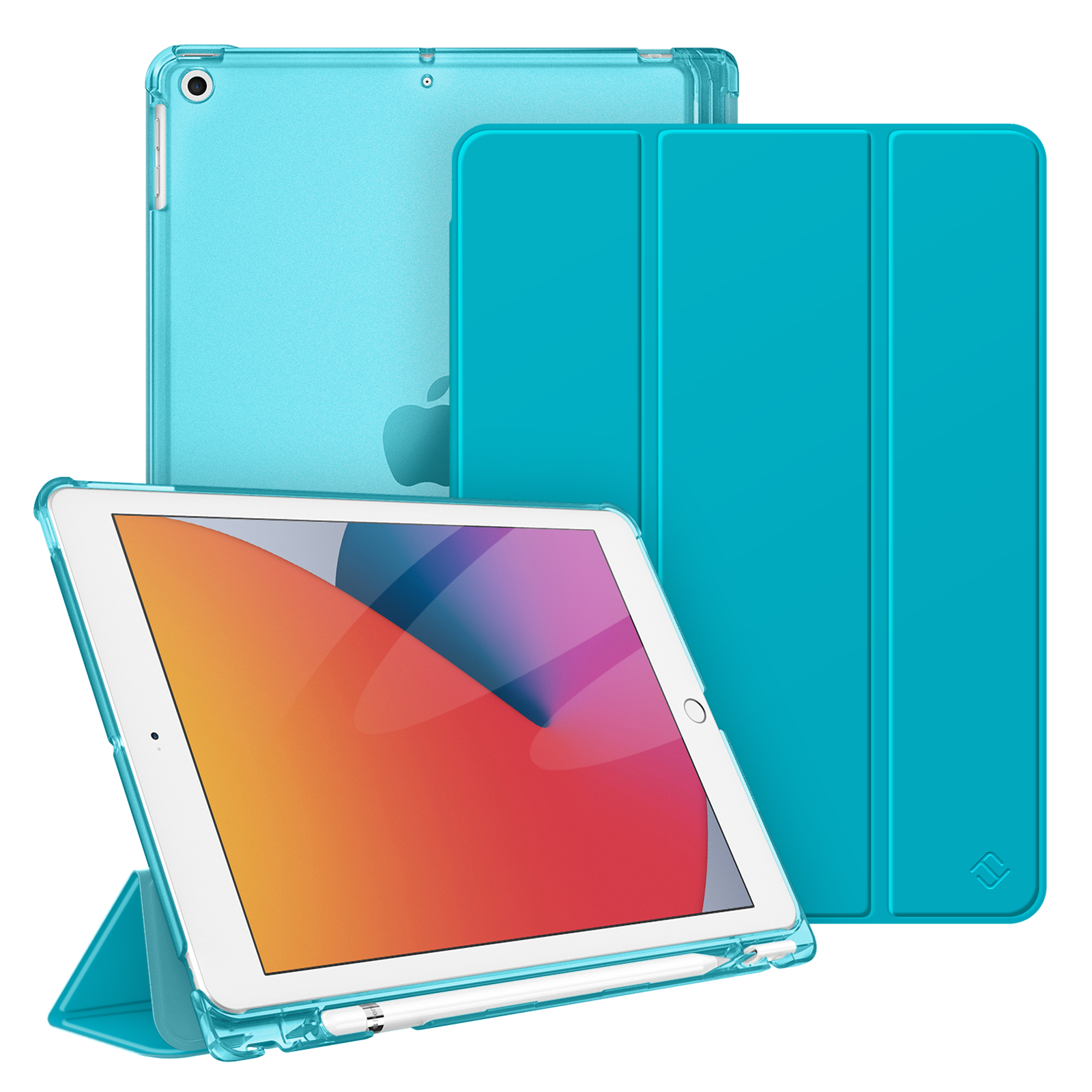 FINTIE Hülle, - (9/8/7 iPad Bookcover, Apple, Zoll 10.2 2021/2020/2019), Teal Legacy Generation