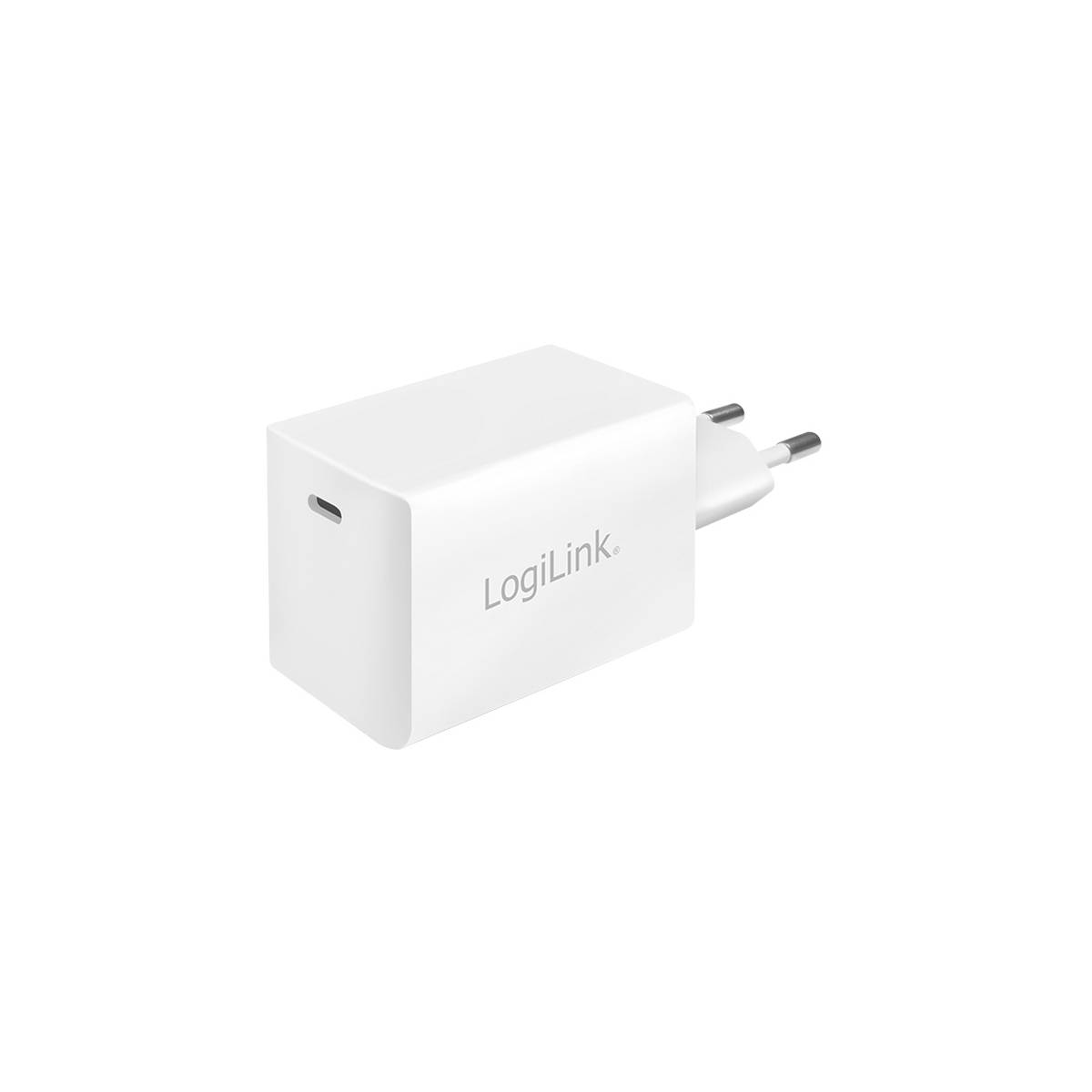 LOGILINK PROFESSIONAL USB-Adapterstecker, 60 USB-C, Universal, USB-Adapterstecker 1x Watt, weiß s.Abb