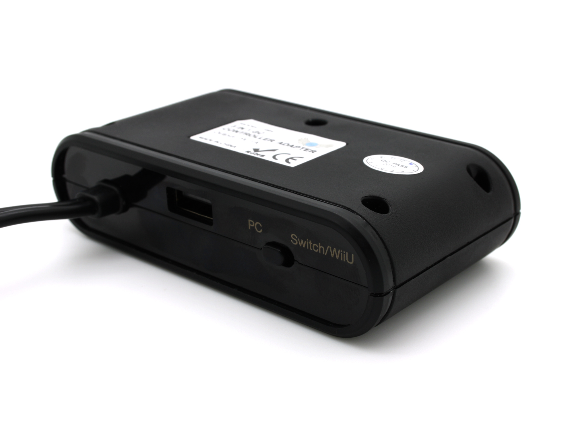 SKGAMES 4 Port GameCube Controller / Adapter Adapter, Switch U Nintendo / für PC, Wii Schwarz