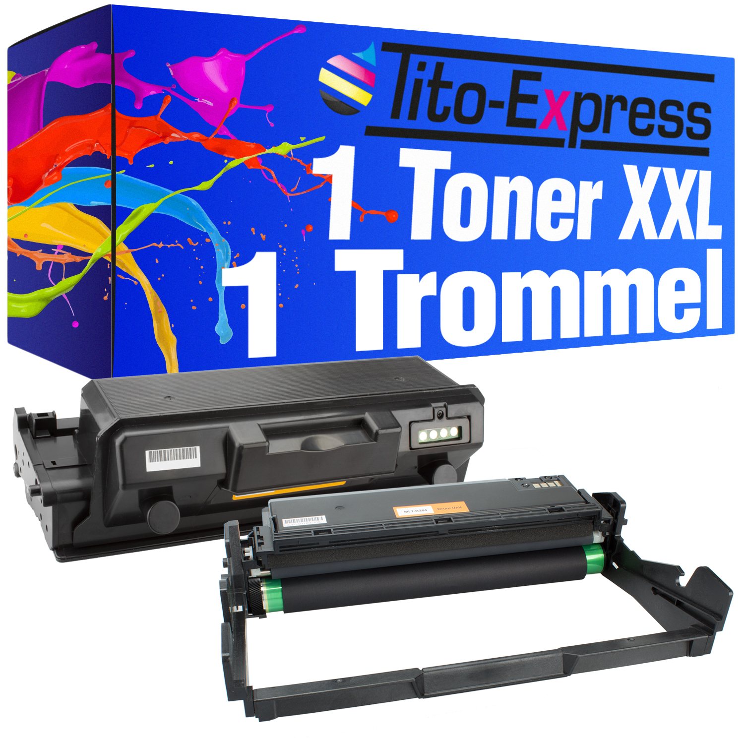 R204 Toner ersetzt MLT TITO-EXPRESS (SV140A, SU929A) D204L Trommel MLT Toner Samsung 1 Trommel & 1 black PLATINUMSERIE