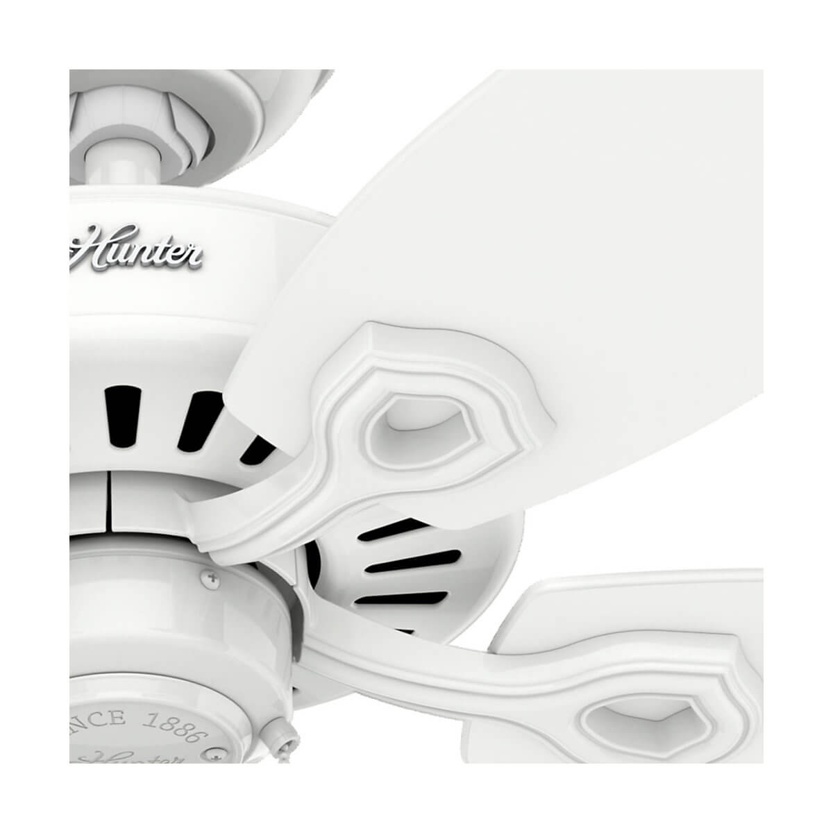 HUNTER FANS Builder Elite Watt) (65 Deckenventilator Weiß