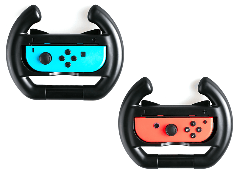 Nintendo Switch, SKGAMES Lenkrad, für Joy-Con Stück) Schwarz Controller (2 Lenkrad