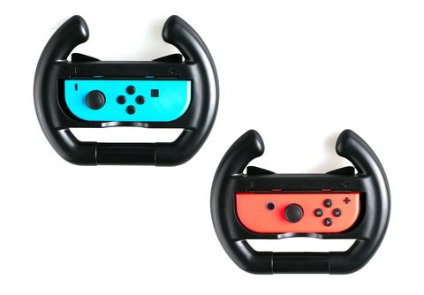 SKGAMES Joy-Con Controller Lenkrad (2 Stück) für Nintendo Switch, Lenkrad,  Schwarz