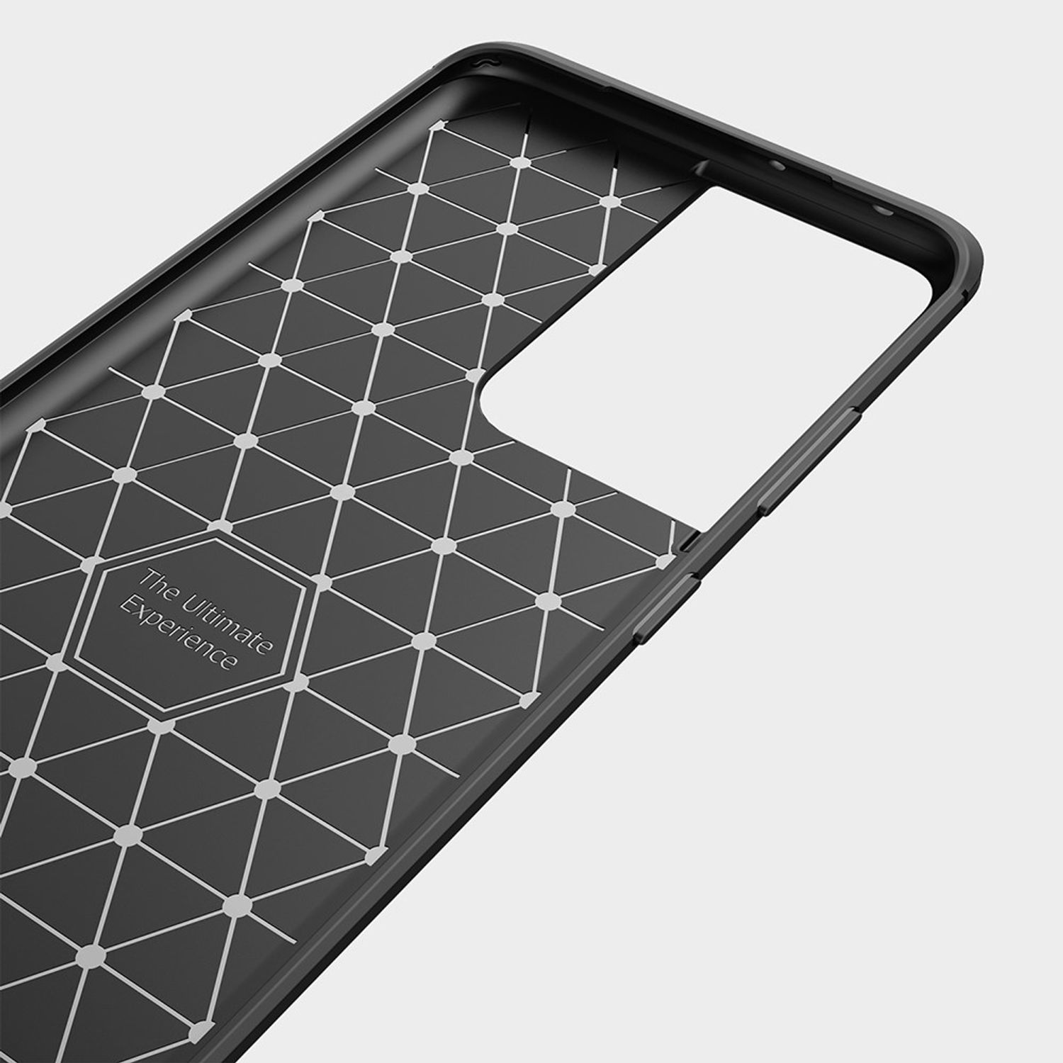 KÖNIG DESIGN Schutzhülle, Backcover, Schwarz Samsung, Galaxy Ultra, S21