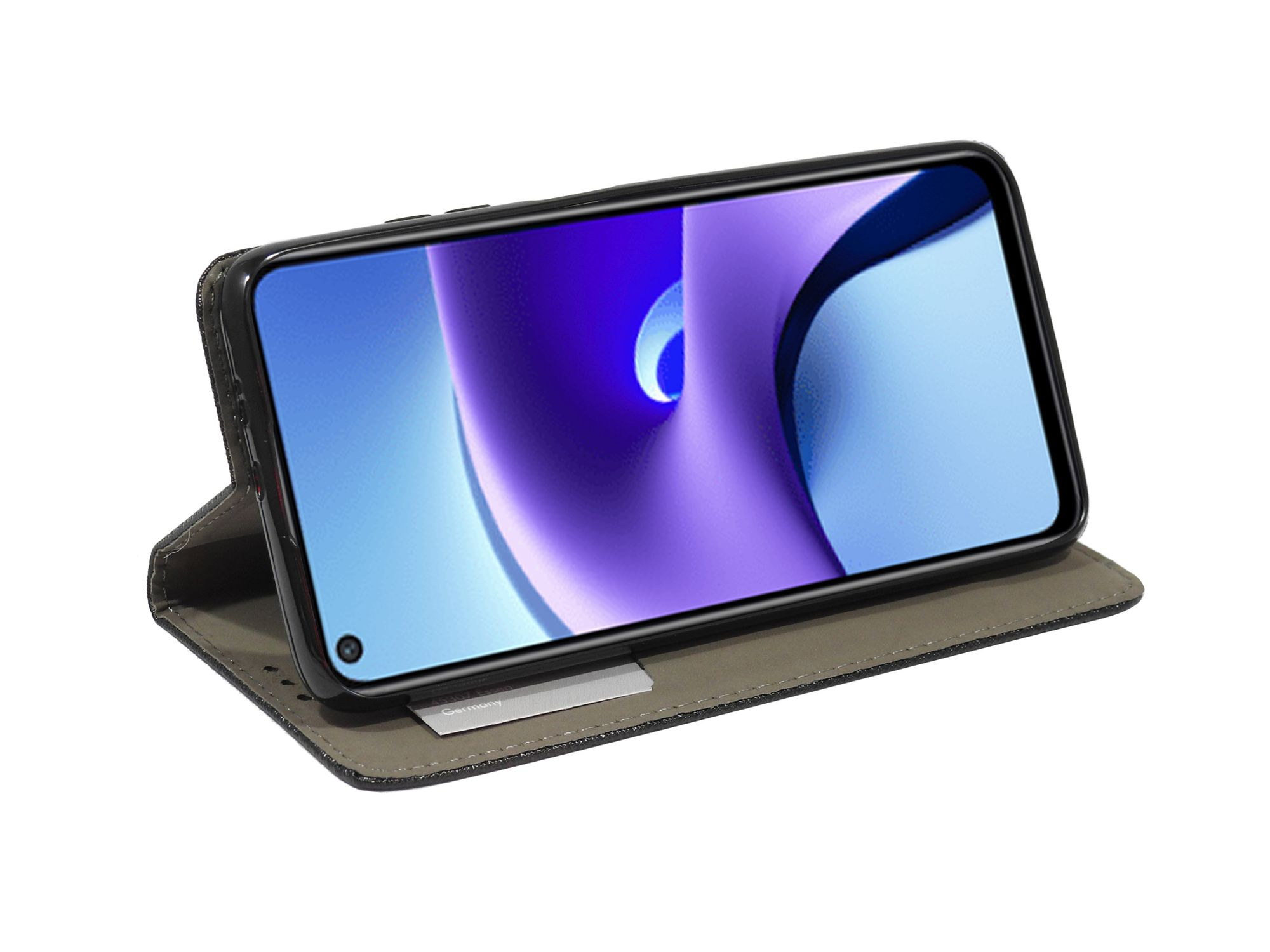 COFI Smart Hülle Note Schwarz Case, Redmi 9T 5G, Xiaomi, Bookcover