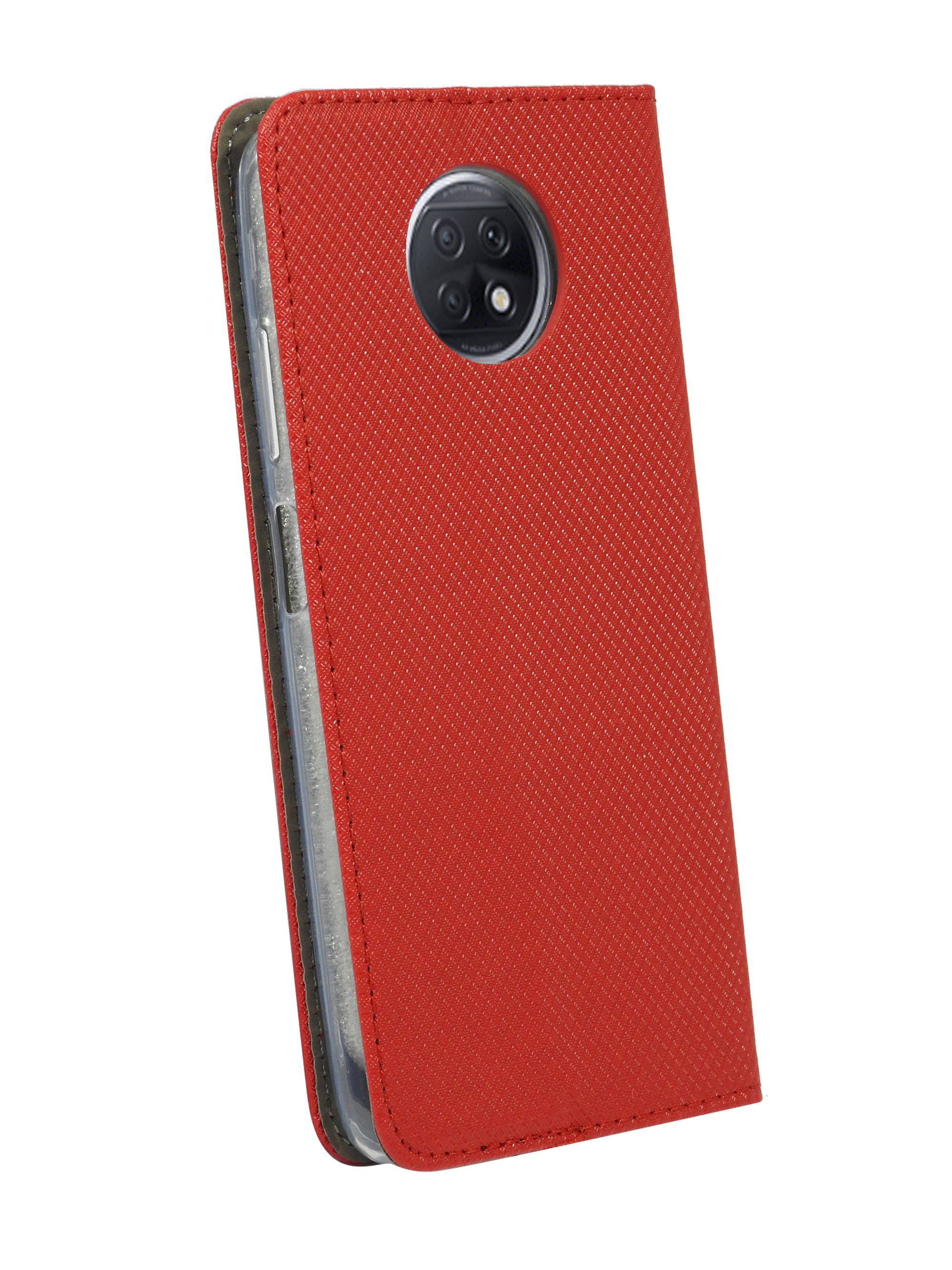 COFI Smart Hülle Case, Rot 9T Note Bookcover, Redmi Xiaomi, 5G
