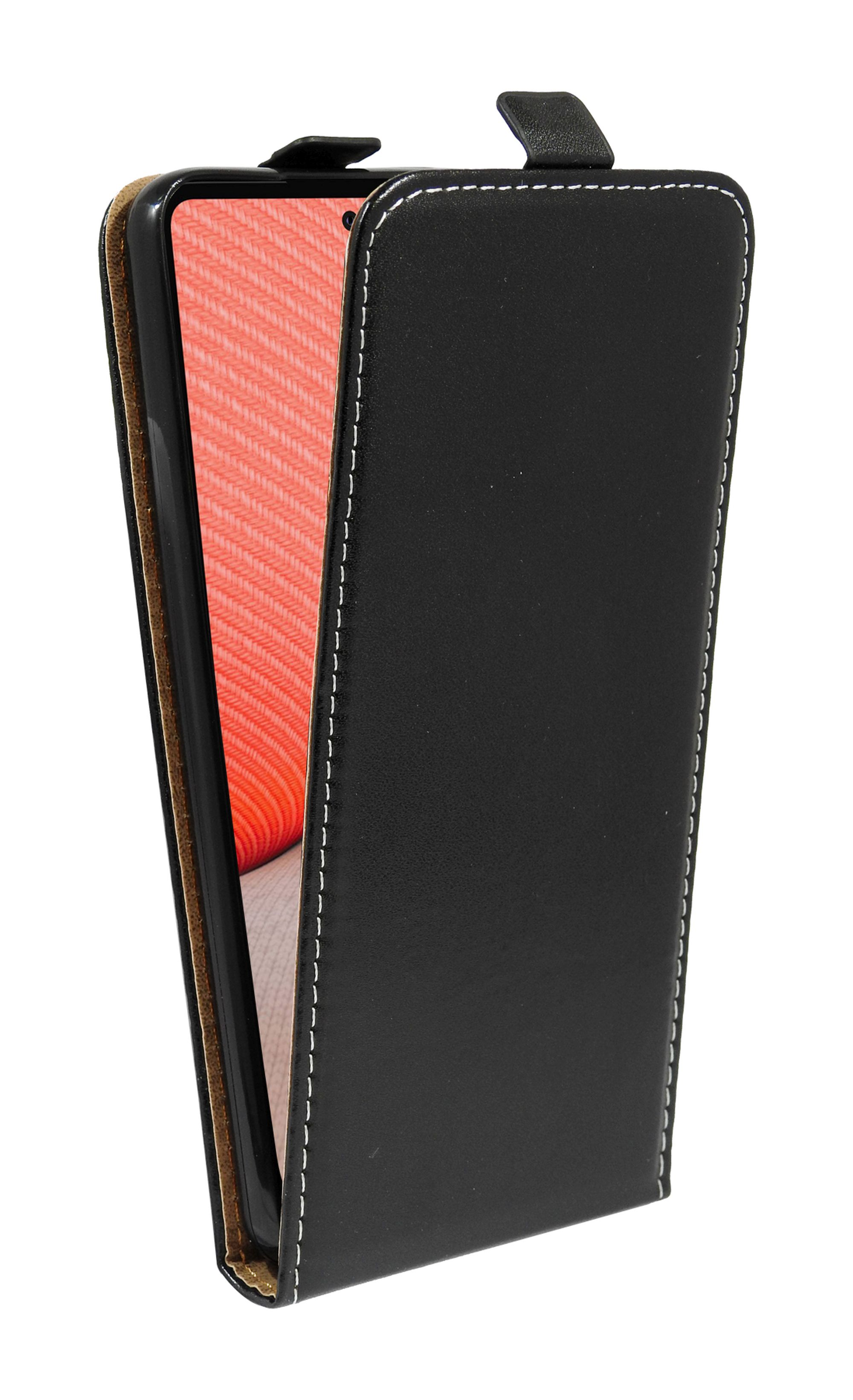 COFI Case, Flip Cover, Schwarz A72, Samsung, Galaxy