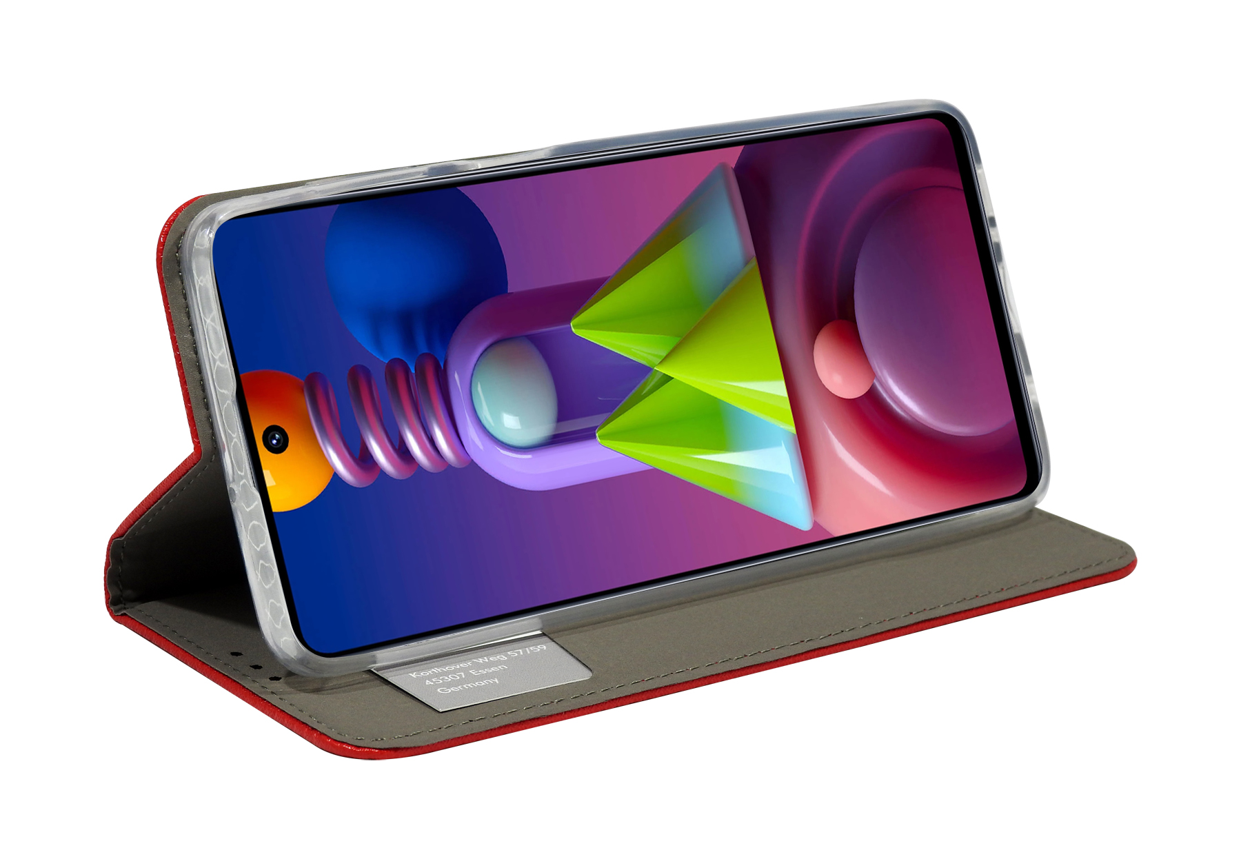 Samsung, COFI Galaxy Bookcover, Smart Hülle Rot M51, Case,