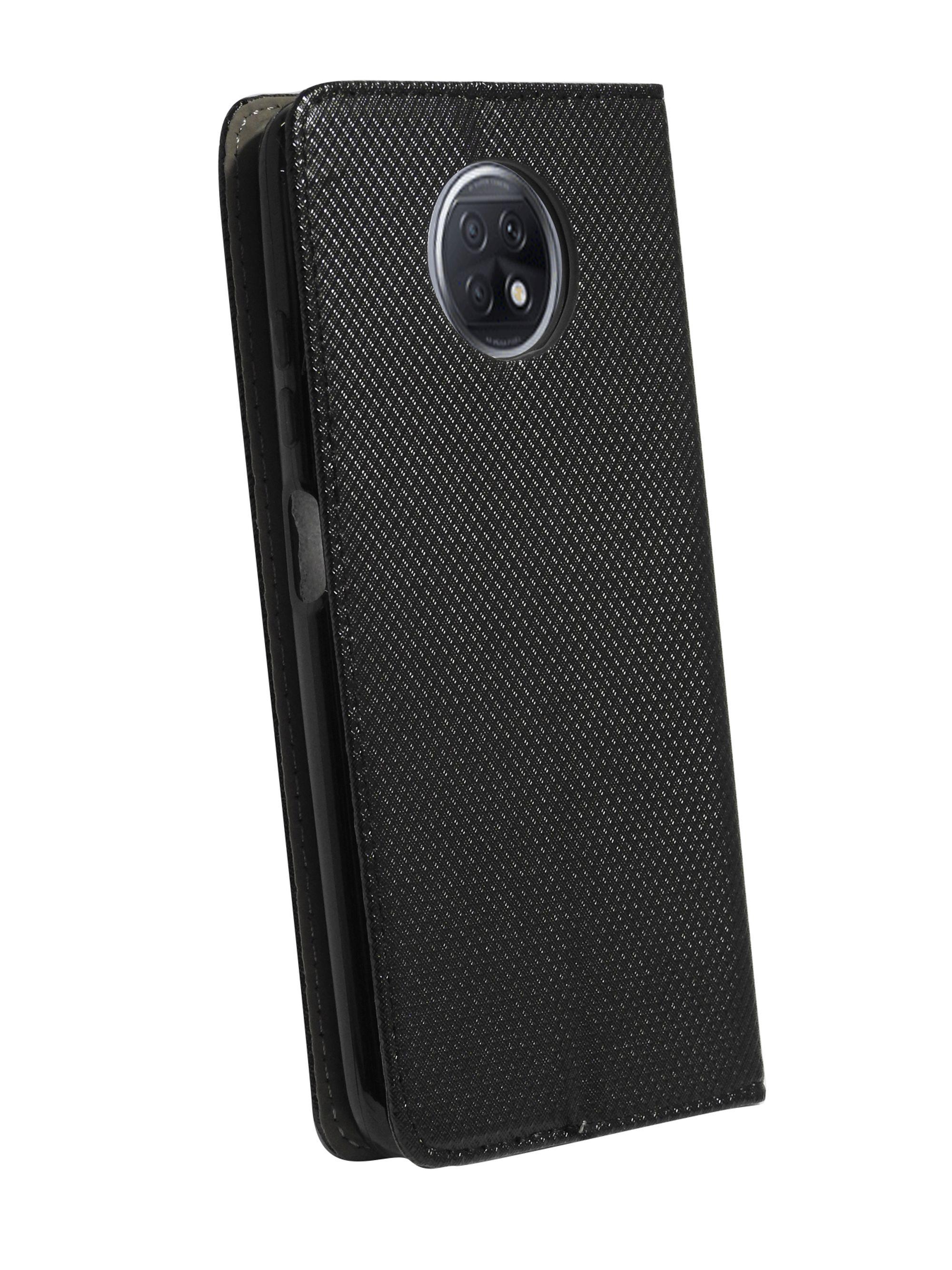 COFI Smart Hülle Note Schwarz Case, Redmi 9T 5G, Xiaomi, Bookcover